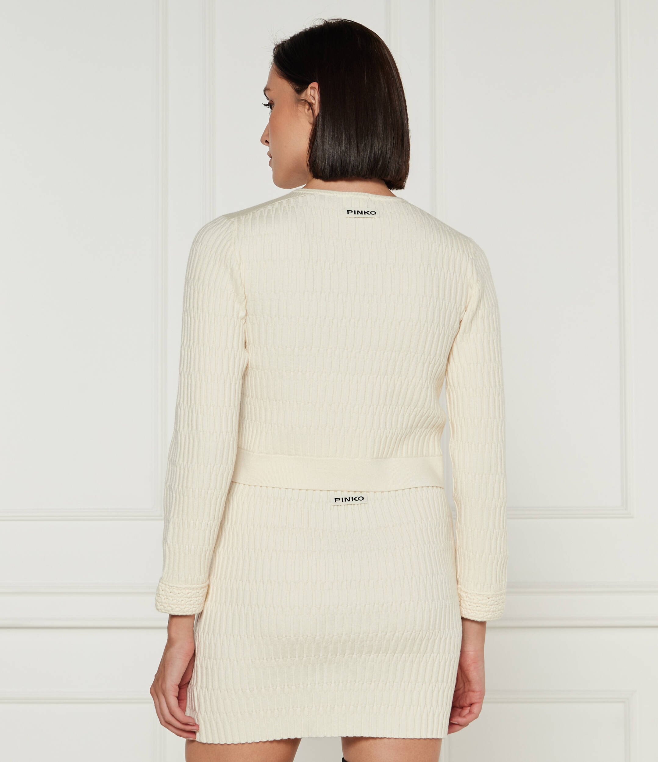 Pinko Cardigan MASQUERADE | Slim Fit cu adaos de lână