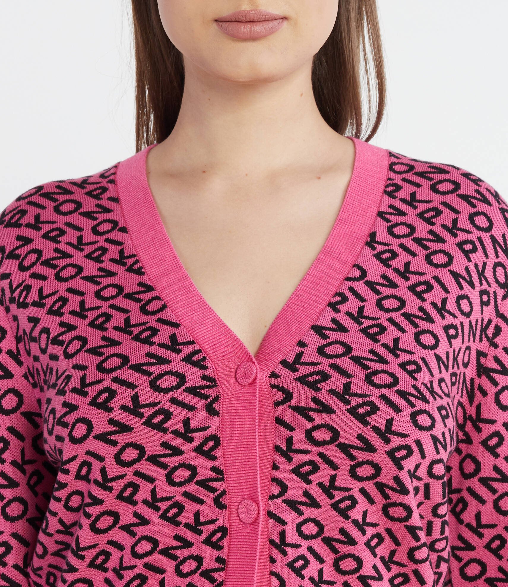 Pinko Cardigan | Regular Fit cu adaos de lână