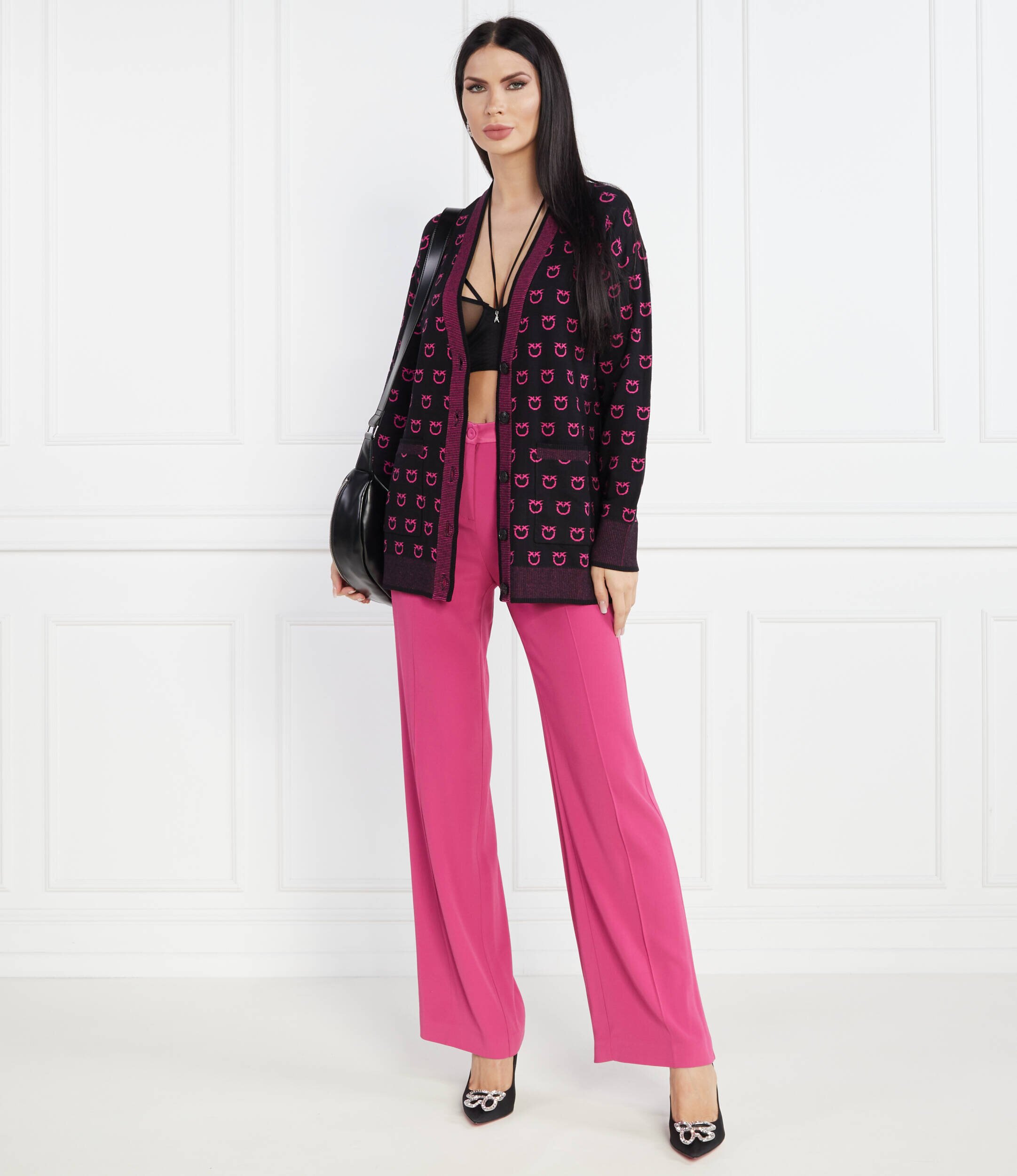 Pinko Cardigan TUBICO LOGO BIRD | Regular Fit