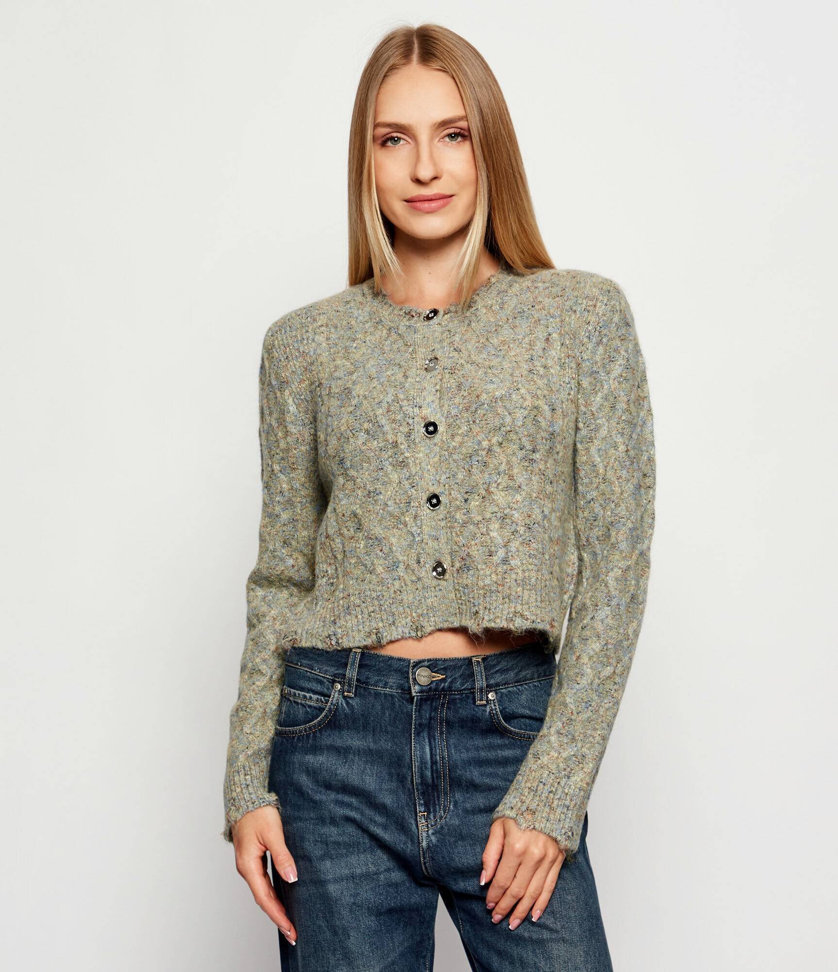 Pinko Cardigan WALKING IN MEMPHIS | Cropped Fit