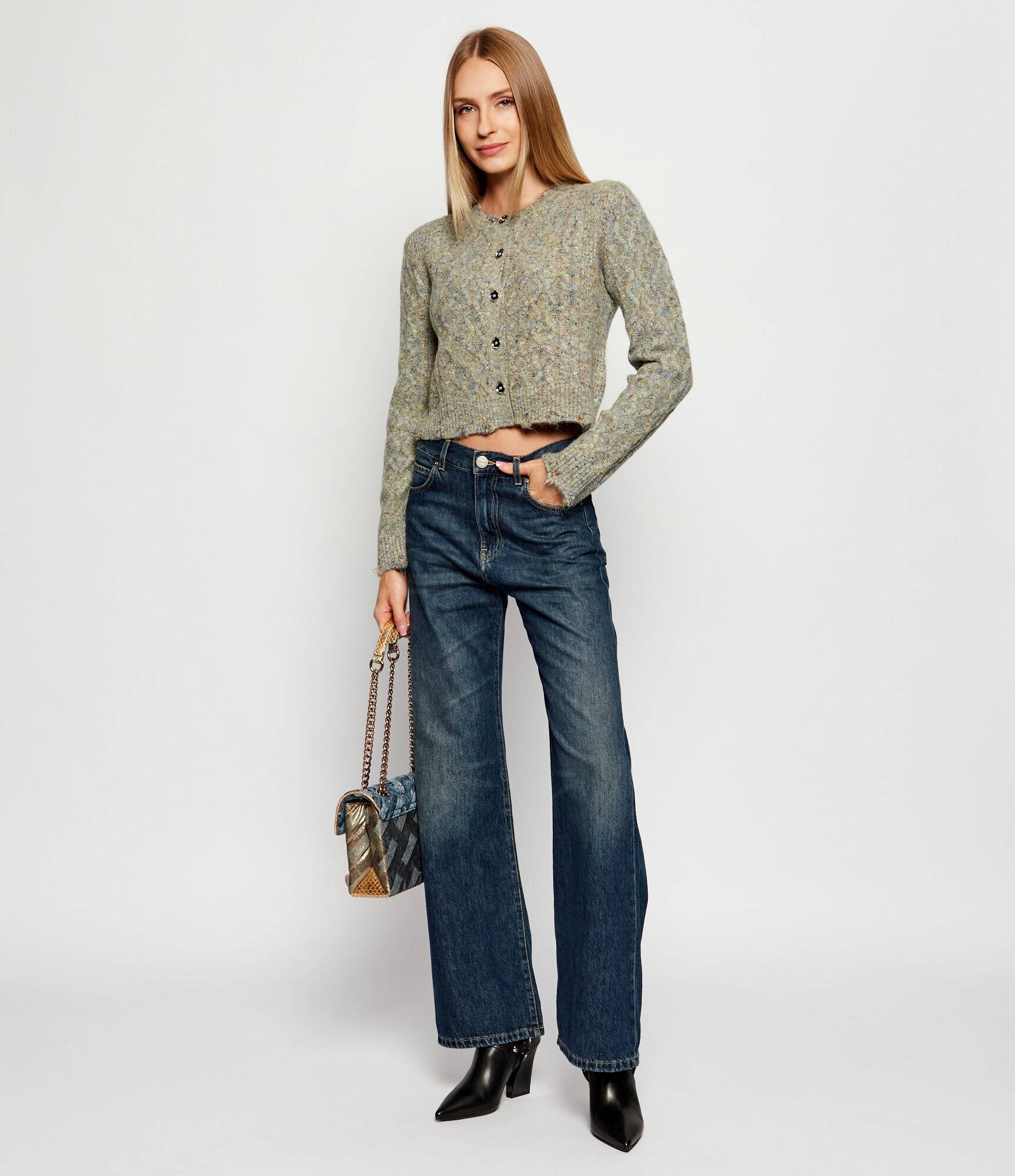 Pinko Cardigan WALKING IN MEMPHIS | Cropped Fit