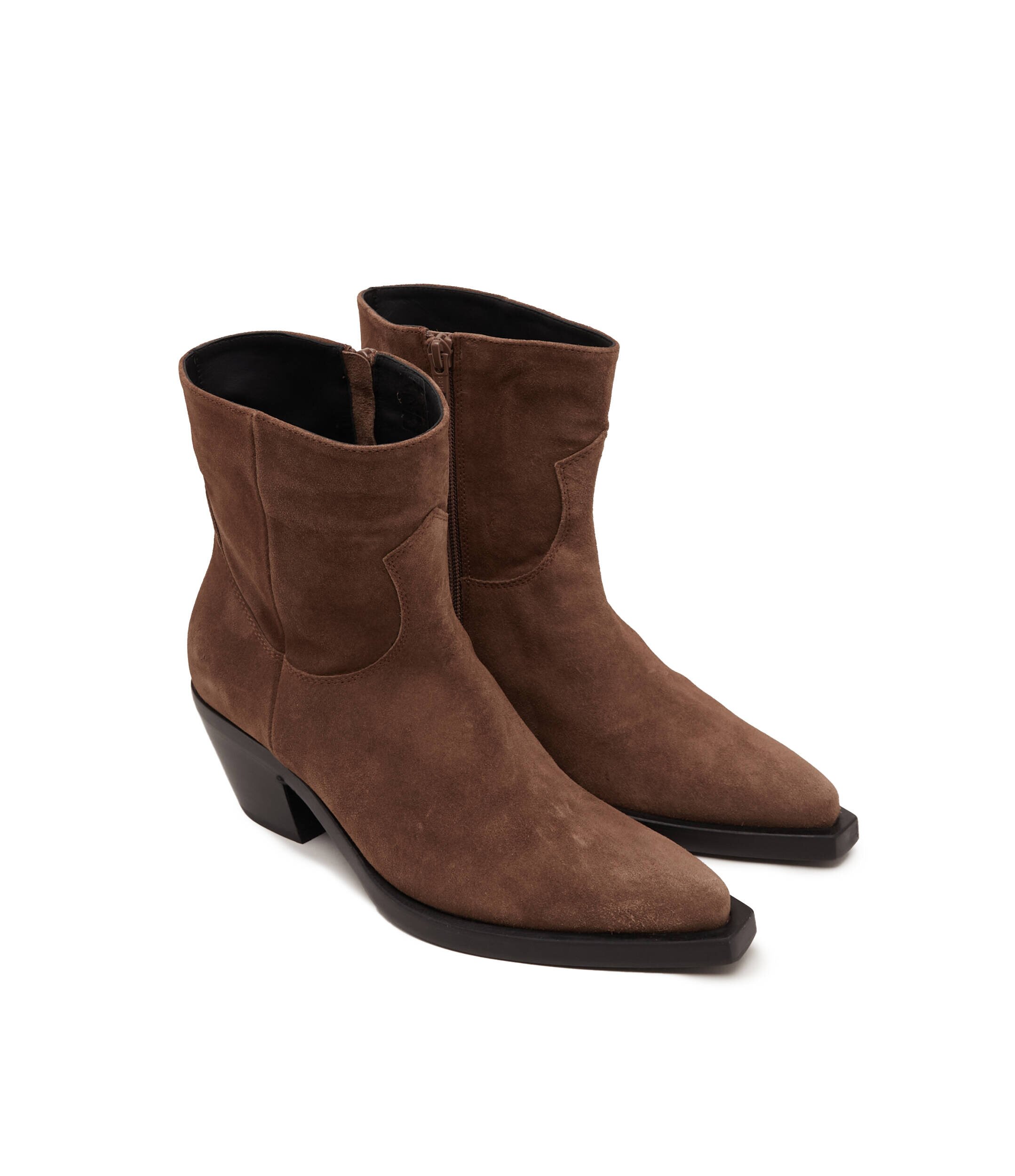 Pinko Cizme cowboy Mozart Texano | piele întoarsă