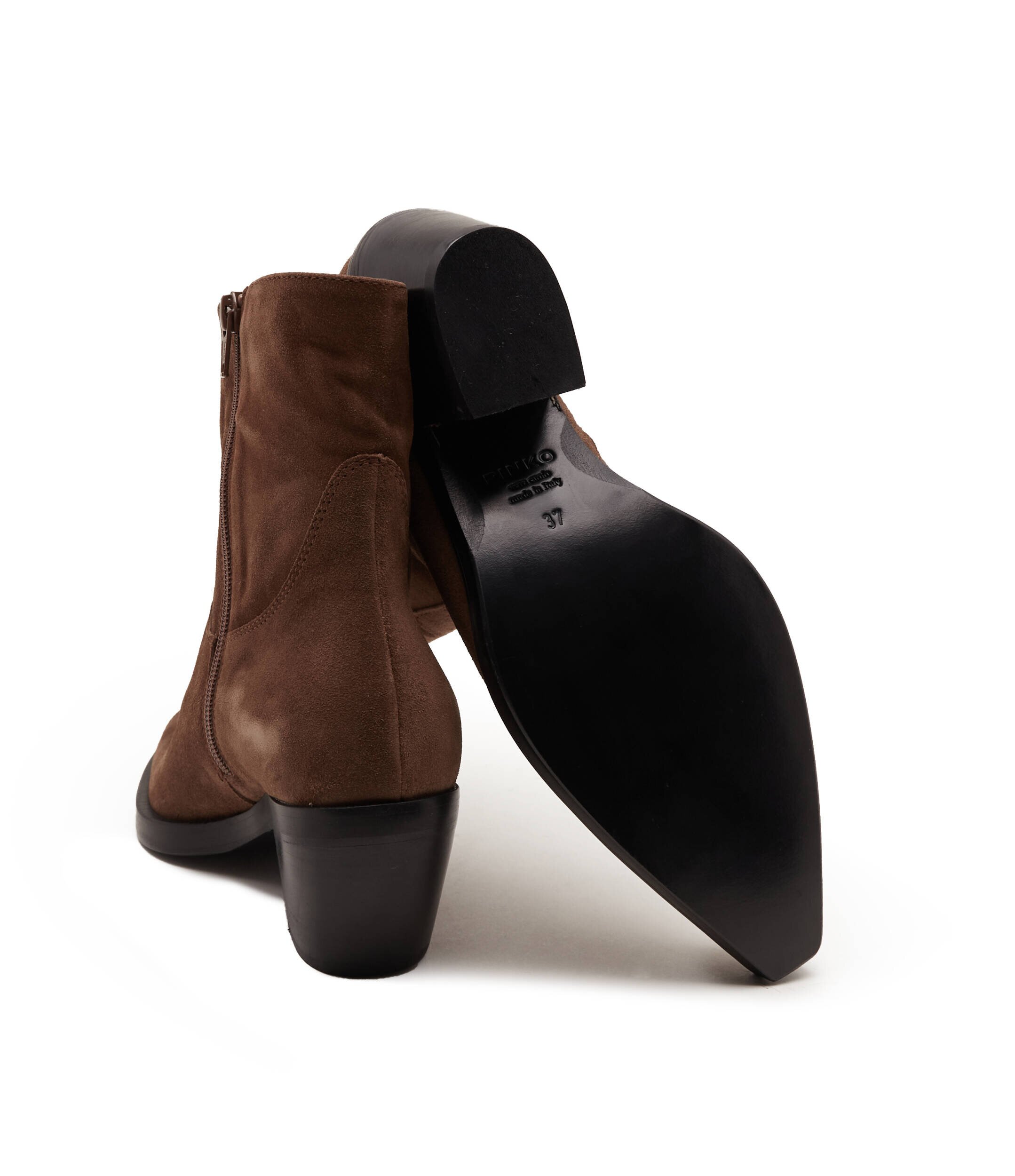 Pinko Cizme cowboy Mozart Texano | piele întoarsă