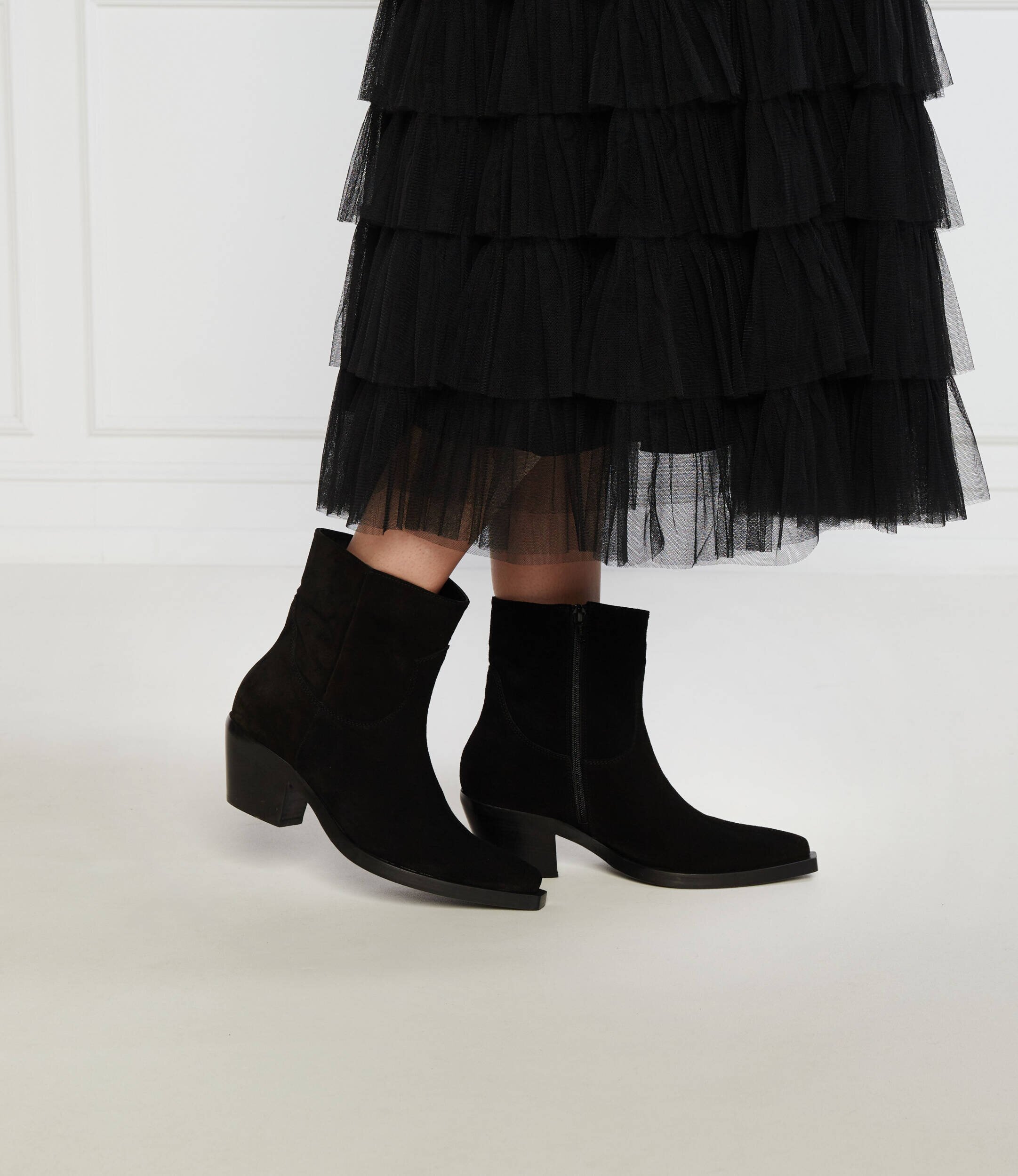 Pinko Cizme cowboy Mozart Texano | piele întoarsă