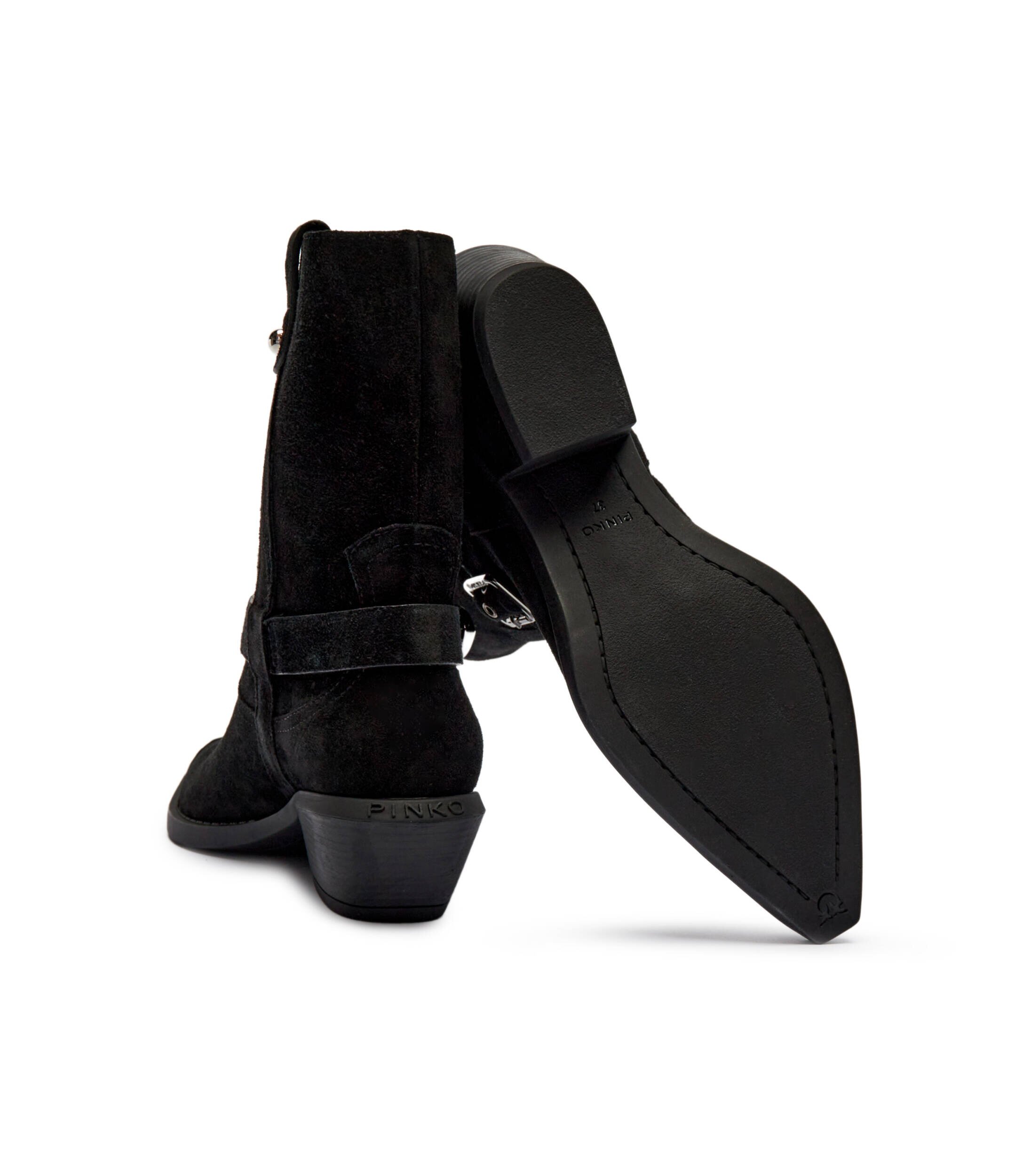 Pinko Cizme cowboy Tex | piele întoarsă