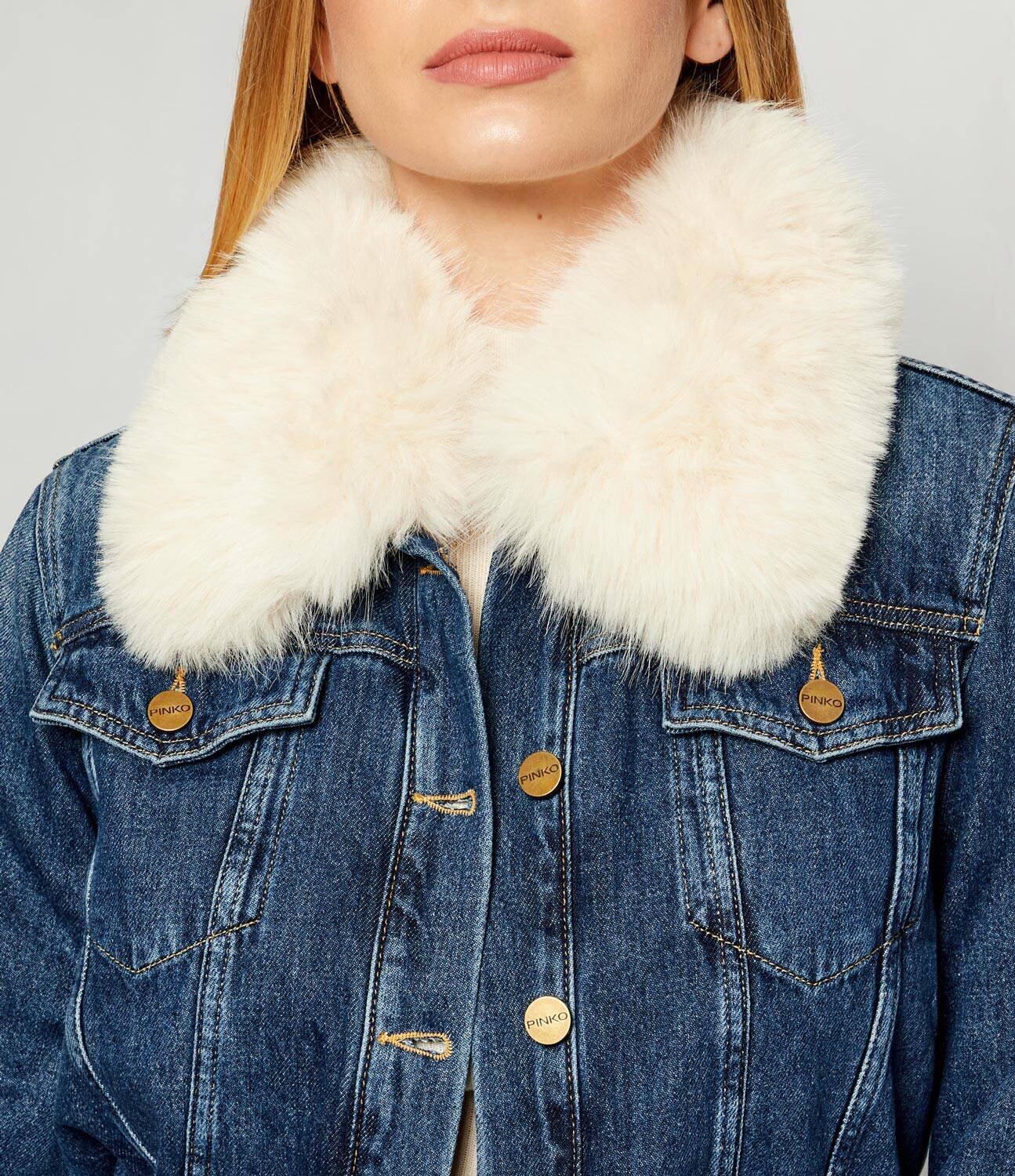 Pinko De blugi geacă BEATO | Cropped Fit