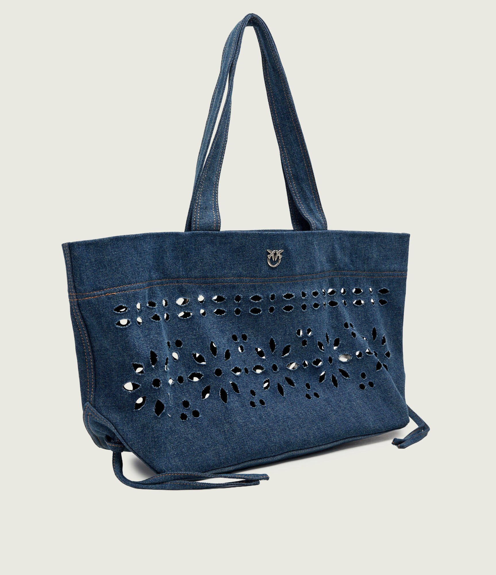 Pinko De blugi geantă shopper + borsetă CLASSIC SANGALLO