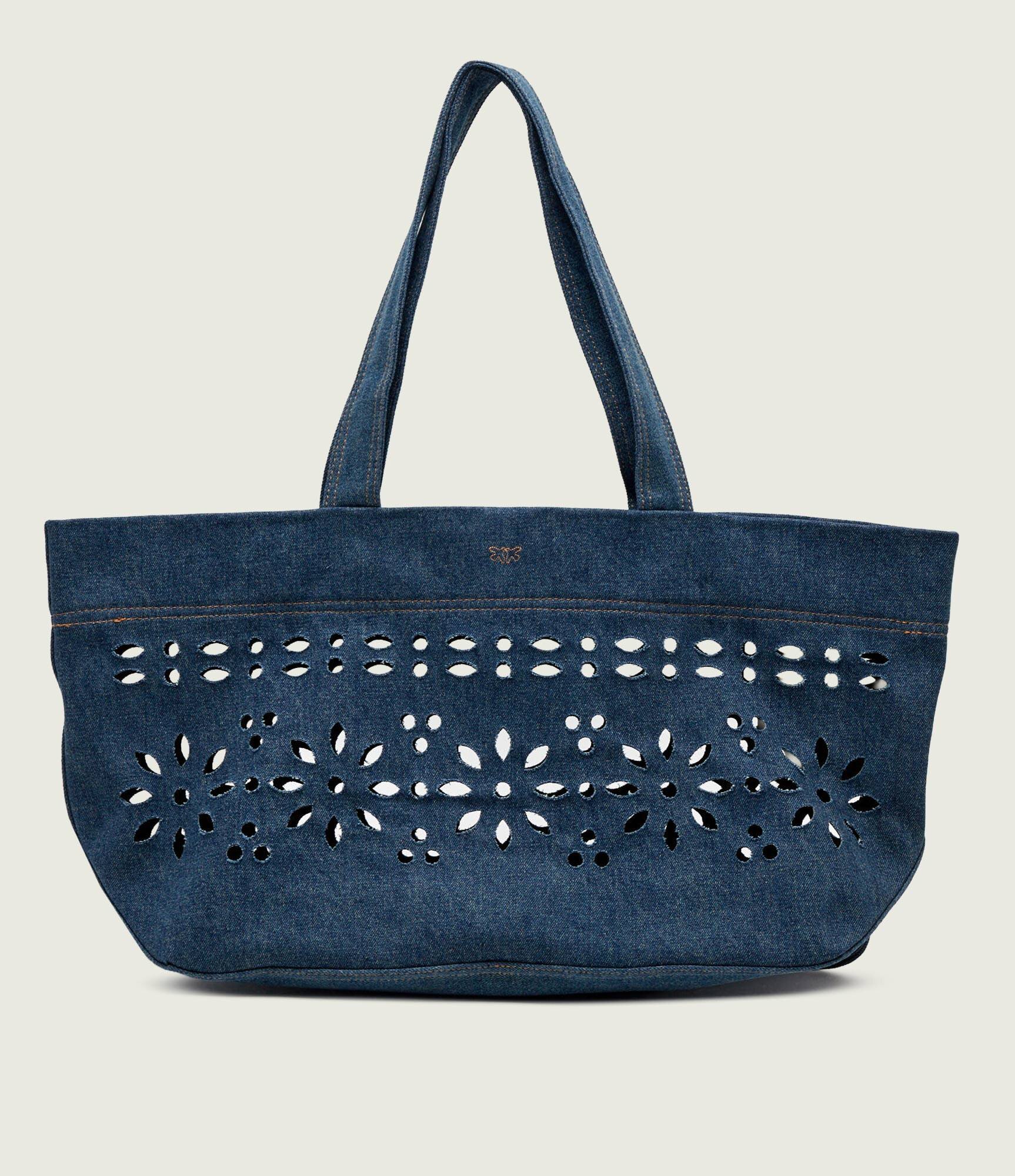 Pinko De blugi geantă shopper + borsetă CLASSIC SANGALLO