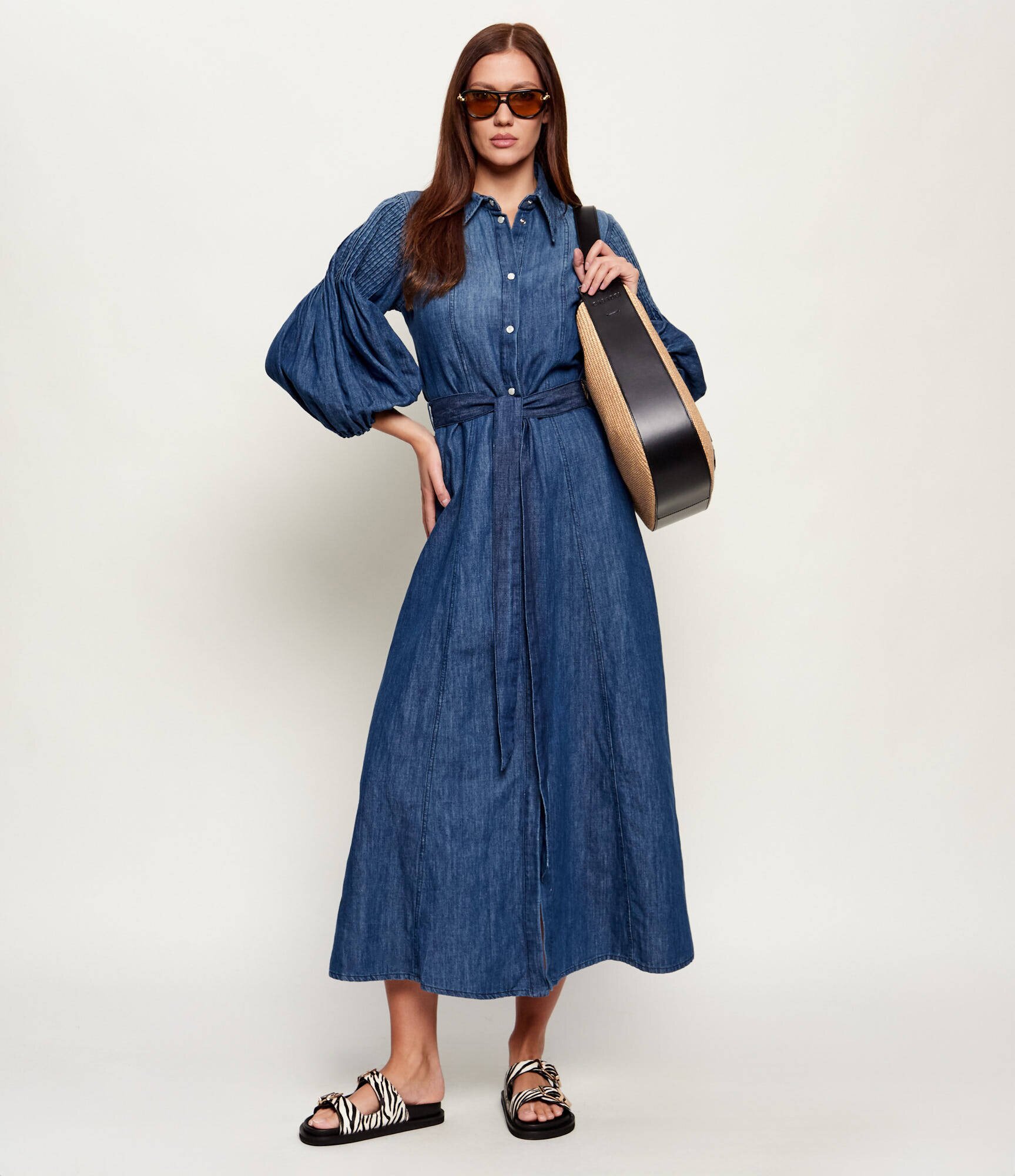 Pinko De blugi rochie ODALISCA | cu adaos de in
