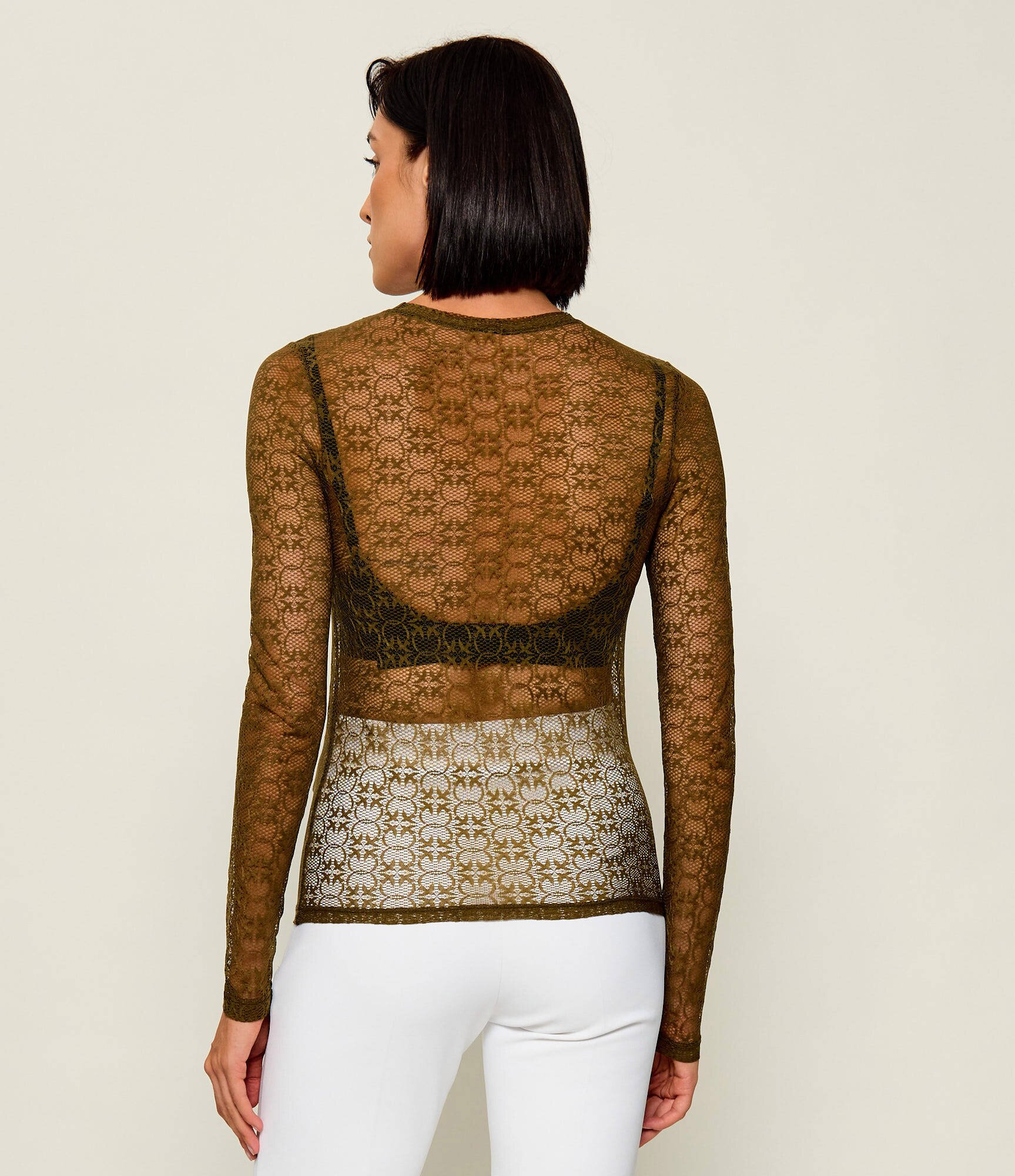 Pinko De dantelă bluză Rover | Slim Fit