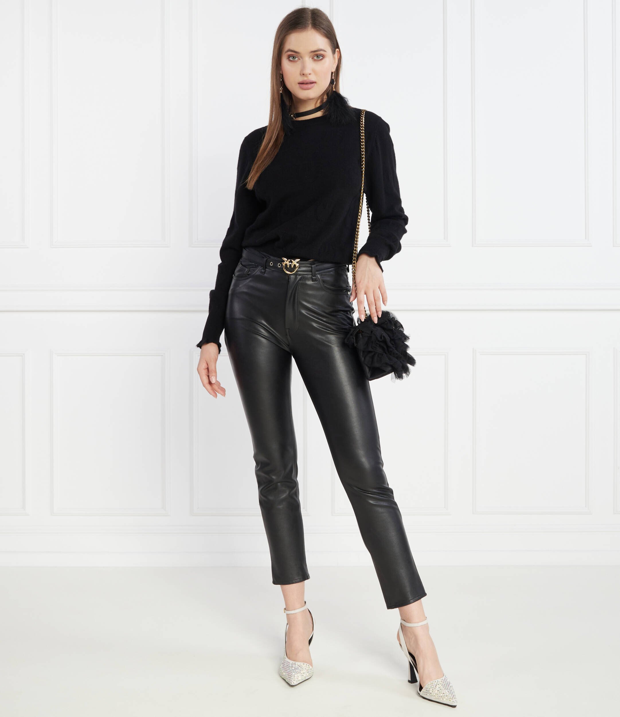 Pinko De dantelă pulover | Regular Fit