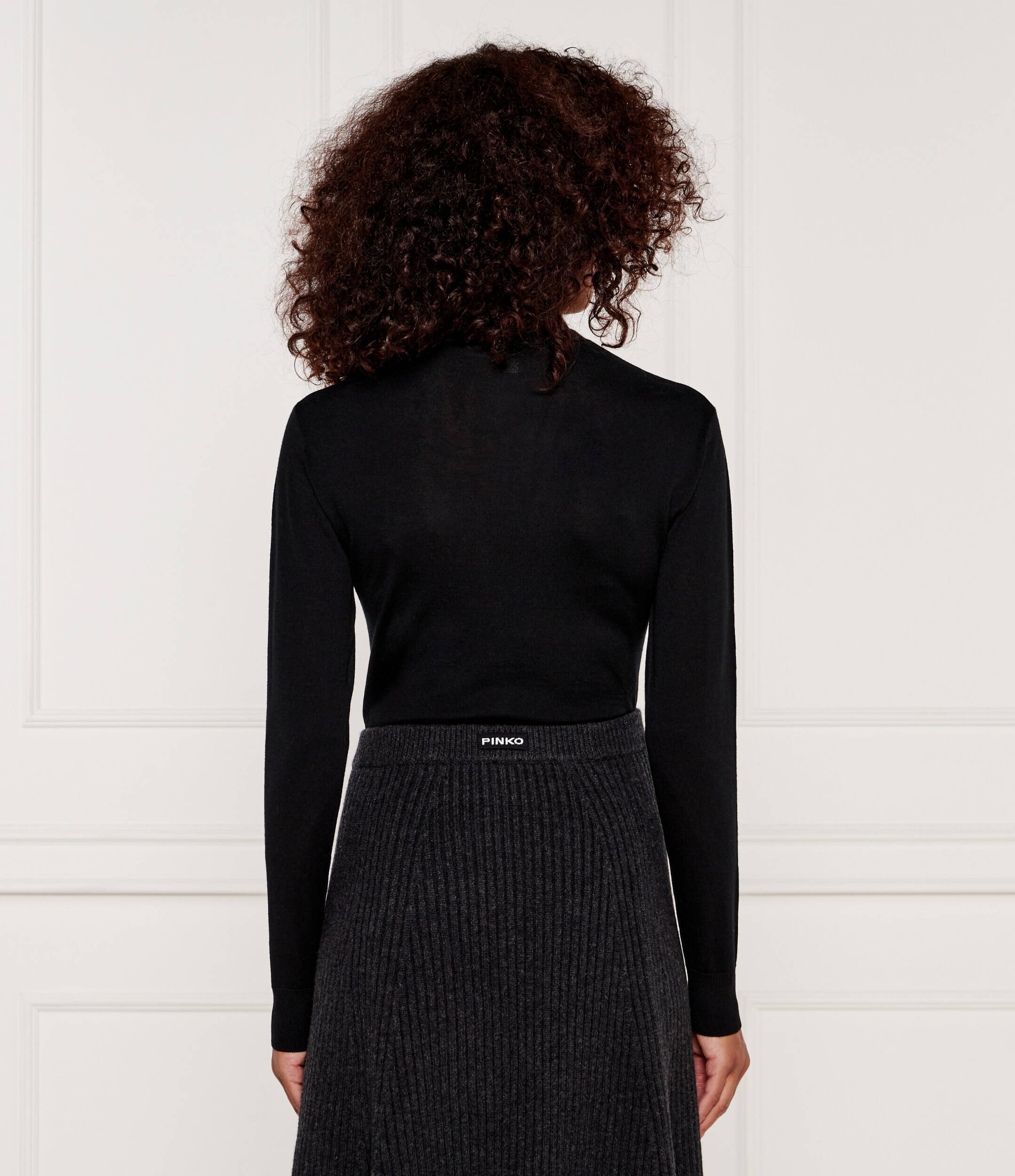 Pinko De lână body | Slim Fit