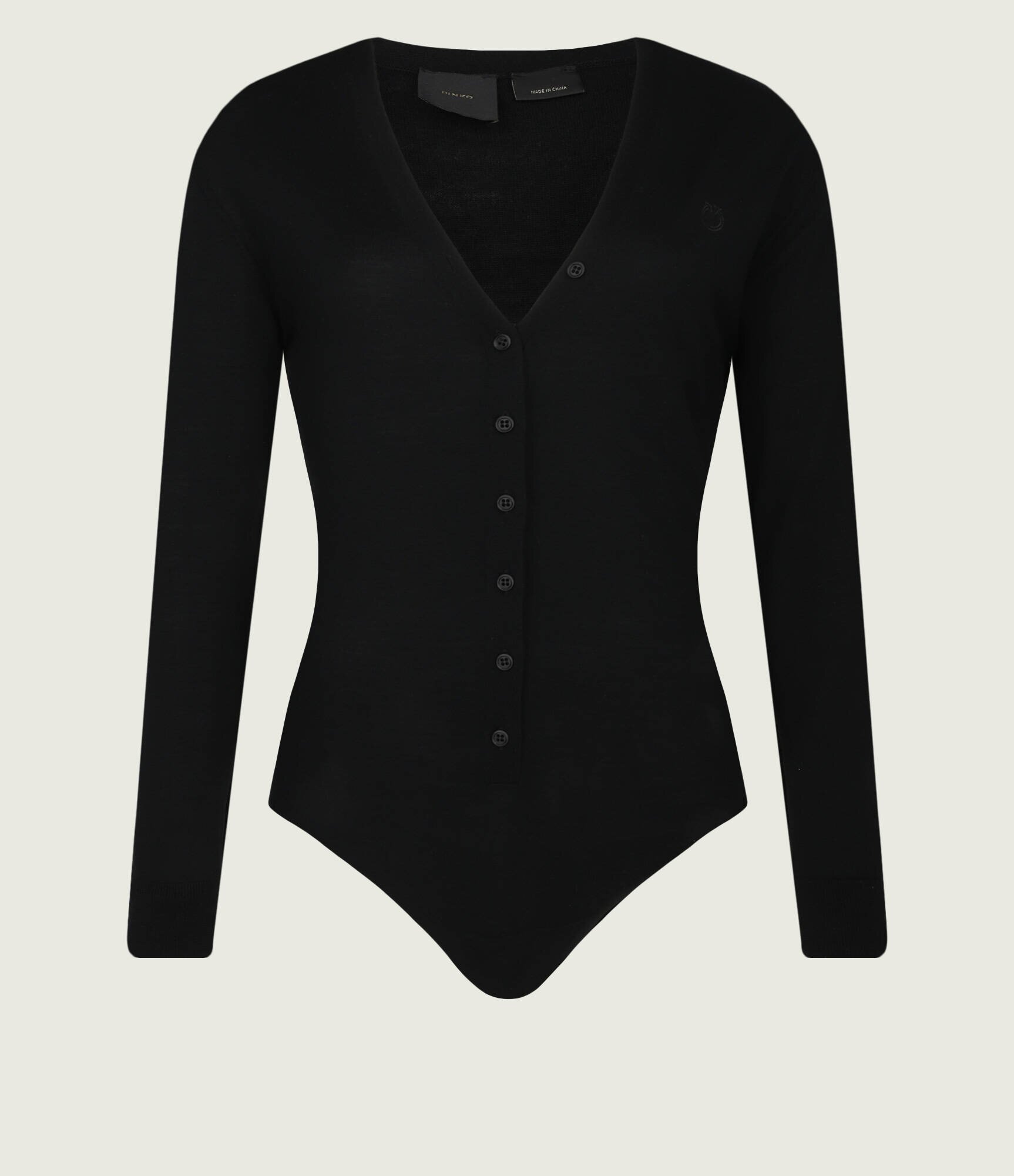 Pinko De lână body | Slim Fit