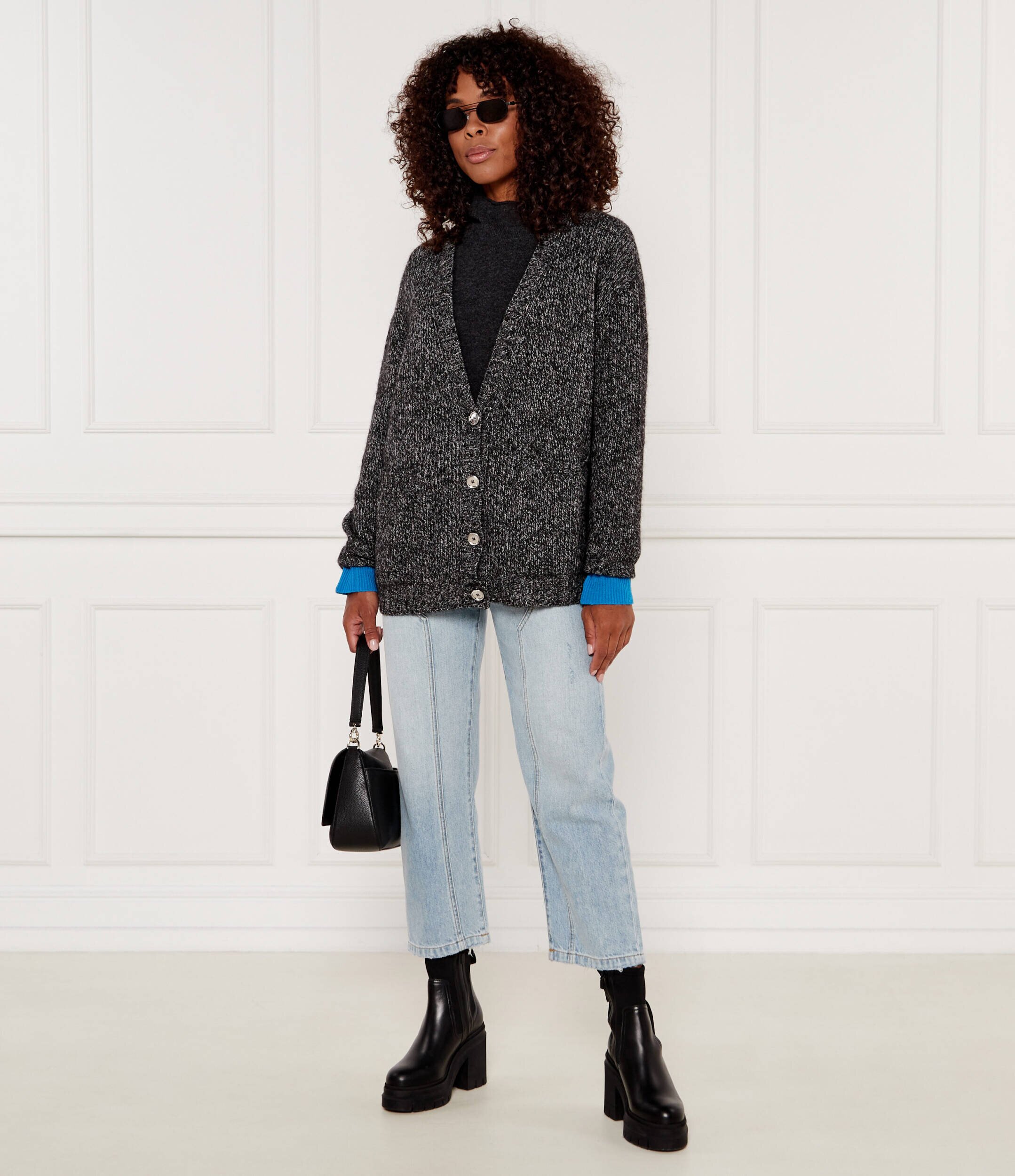 Pinko De lână cardigan ERBACEO | Oversize fit