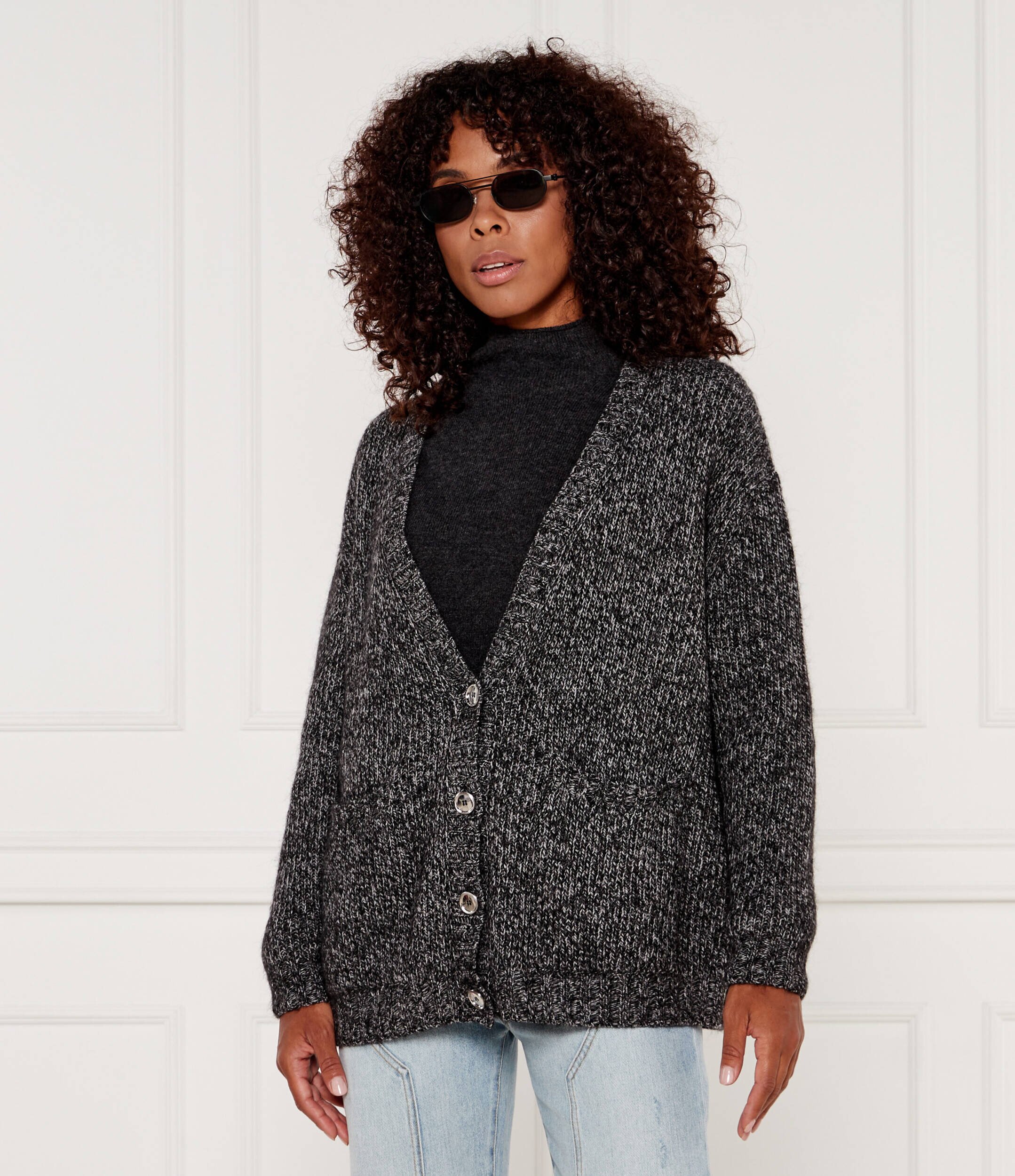 Pinko De lână cardigan ERBACEO | Oversize fit