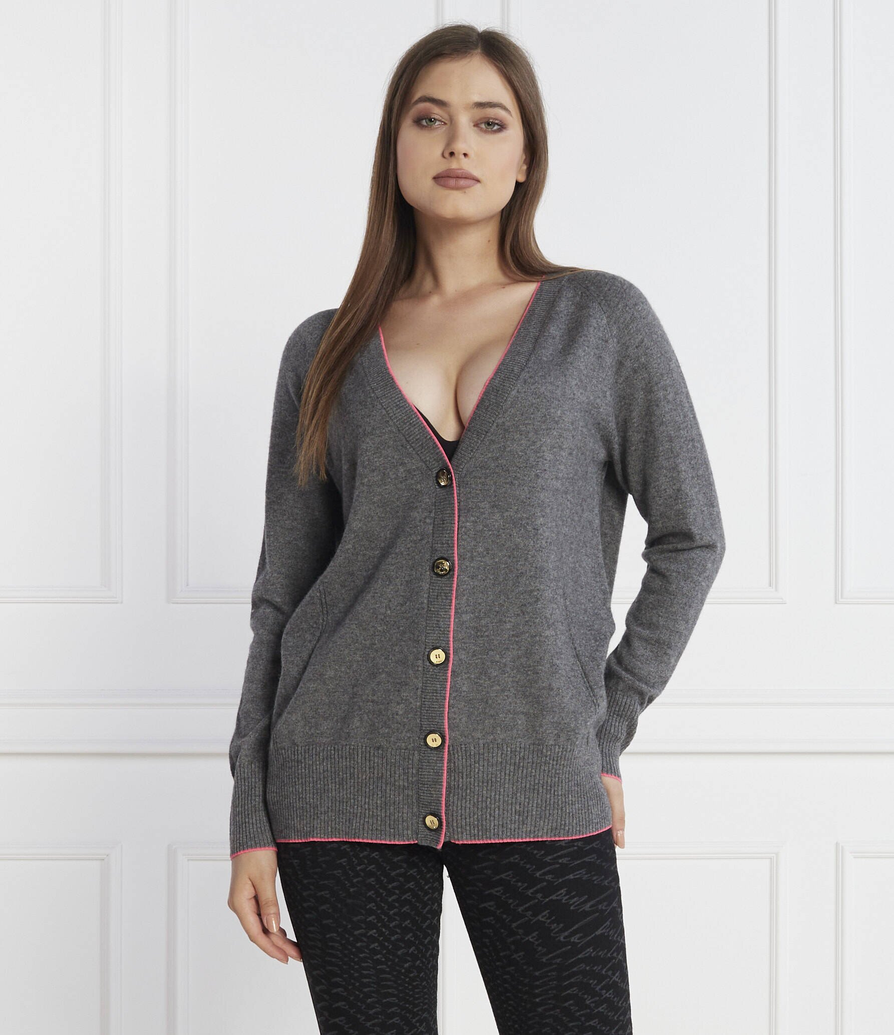 Pinko De lână cardigan | Regular Fit cu adaos de cașmir