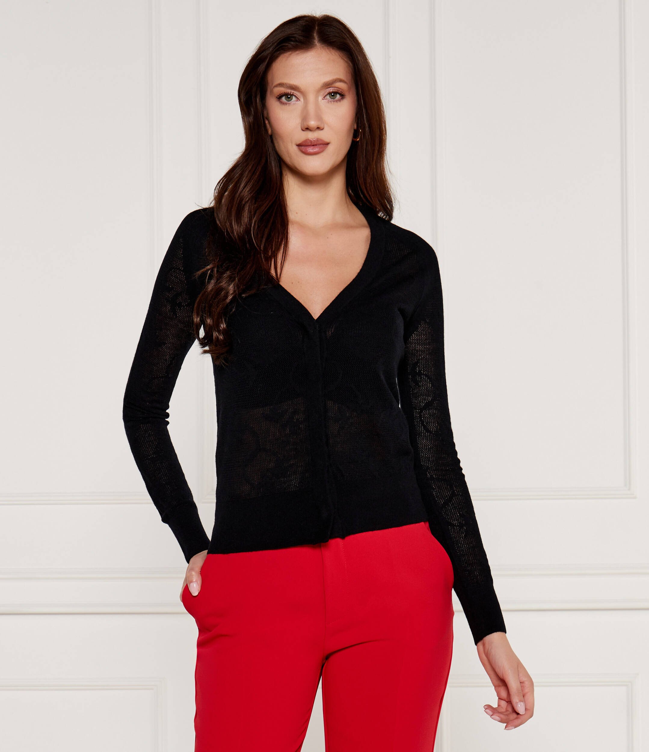 Pinko De lână cardigan ZUCCHERAGGIO | Regular Fit cu adaos de cașmir