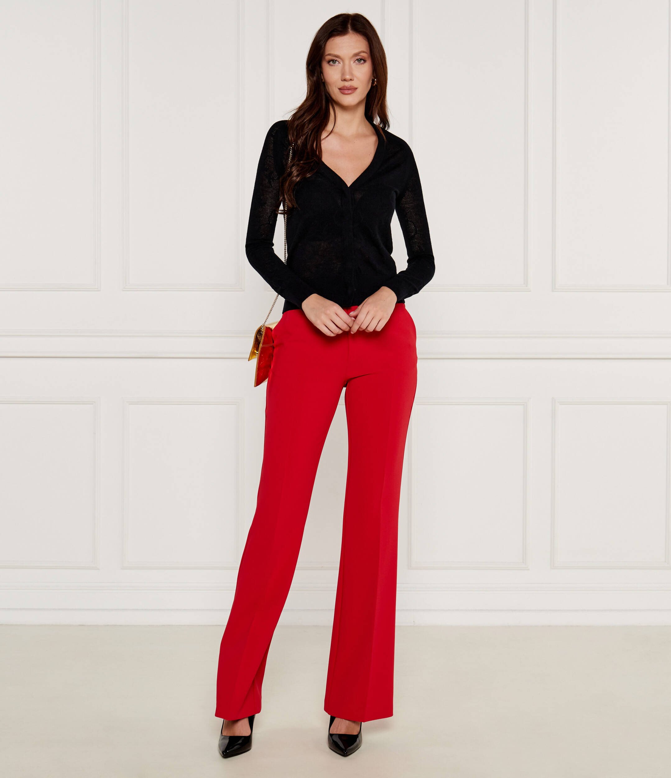 Pinko De lână cardigan ZUCCHERAGGIO | Regular Fit cu adaos de cașmir