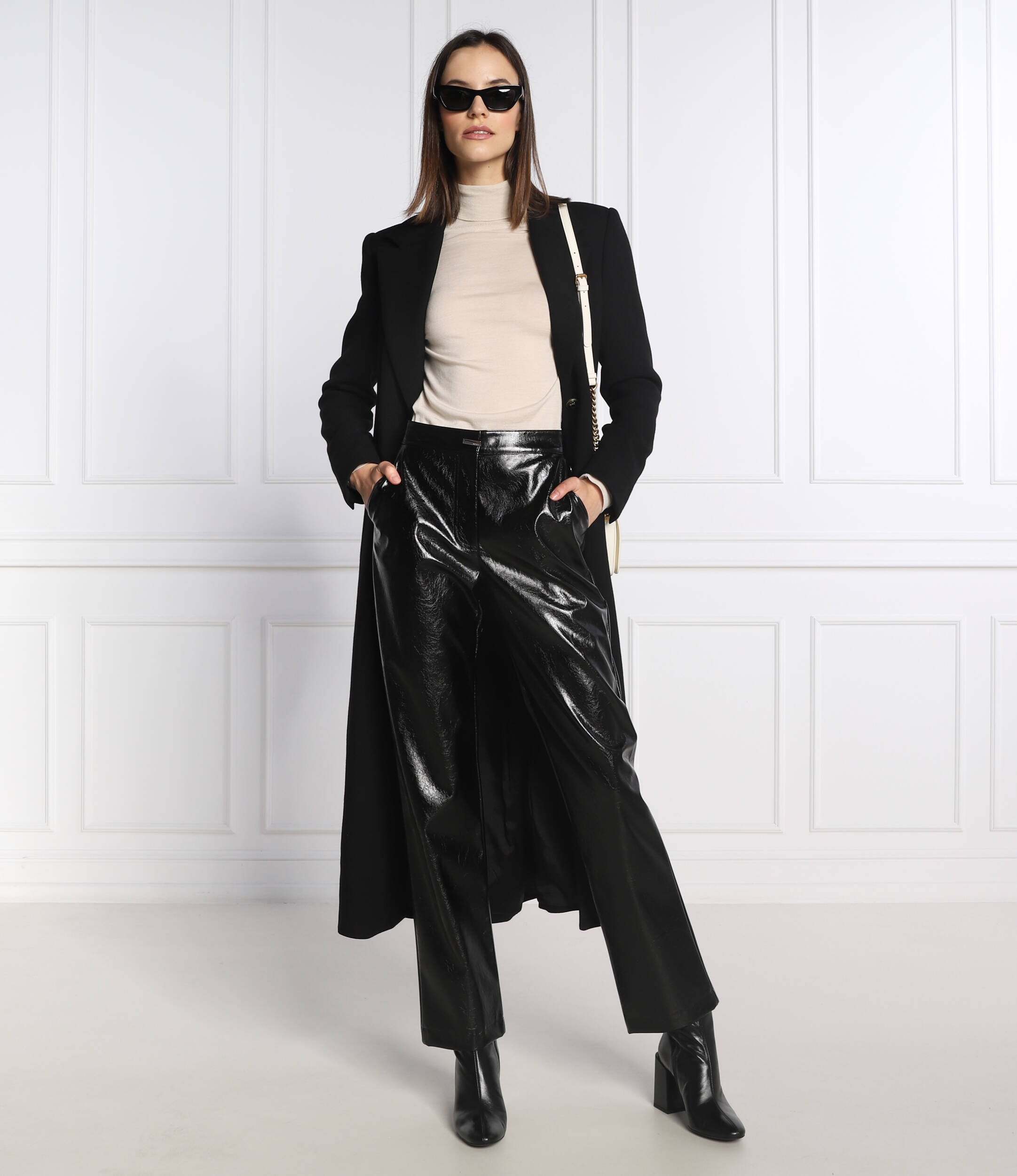 Pinko de lână maletă decotto dolcevita | slim fit