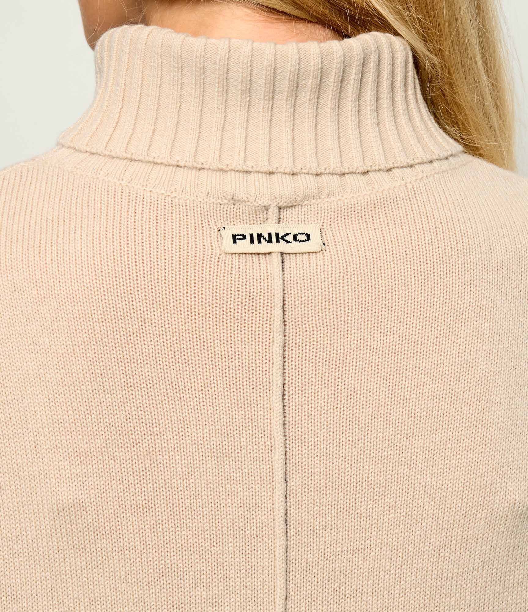 Pinko De lână maletă Tampere Dolcevita | Oversize fit cu adaos de cașmir