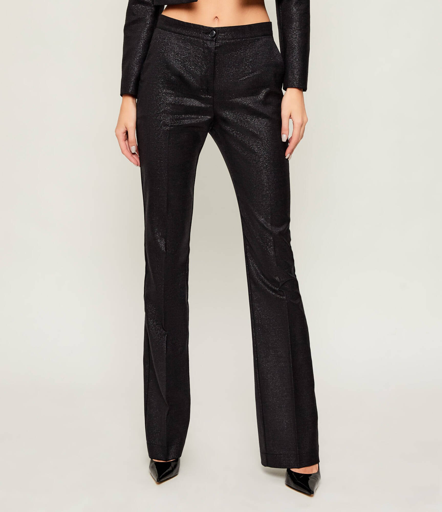 Pinko De lână pantaloni Agueda | flare fit