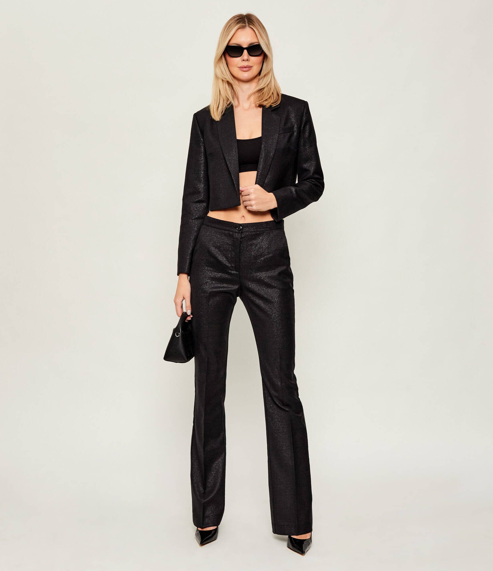 Pinko De lână pantaloni Agueda | flare fit