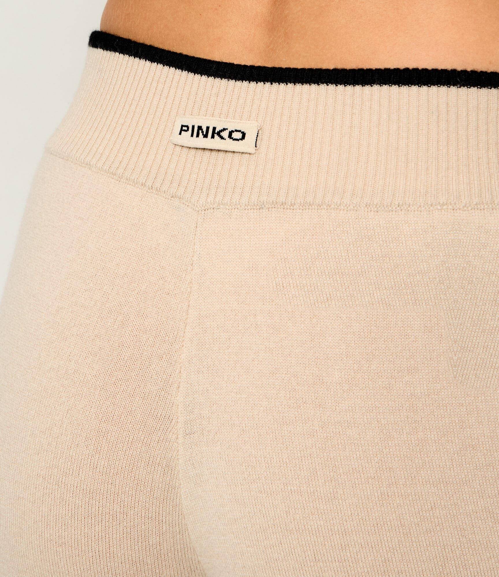 Pinko De lână pantaloni de tricot Siviglia | Loose fit cu adaos de cașmir