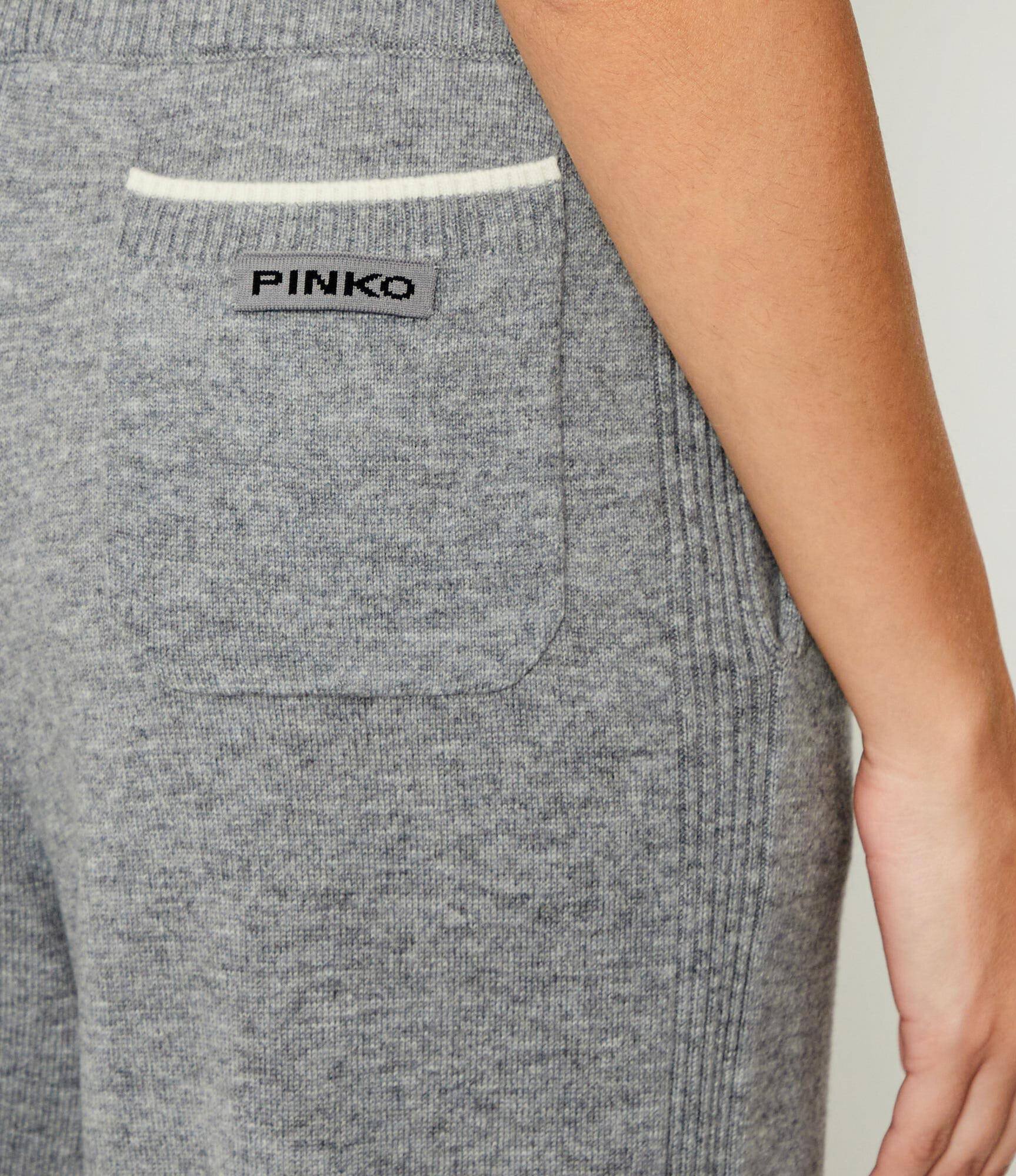 Pinko De lână pantaloni de tricot Veraguas | Relaxed fit cu adaos de cașmir