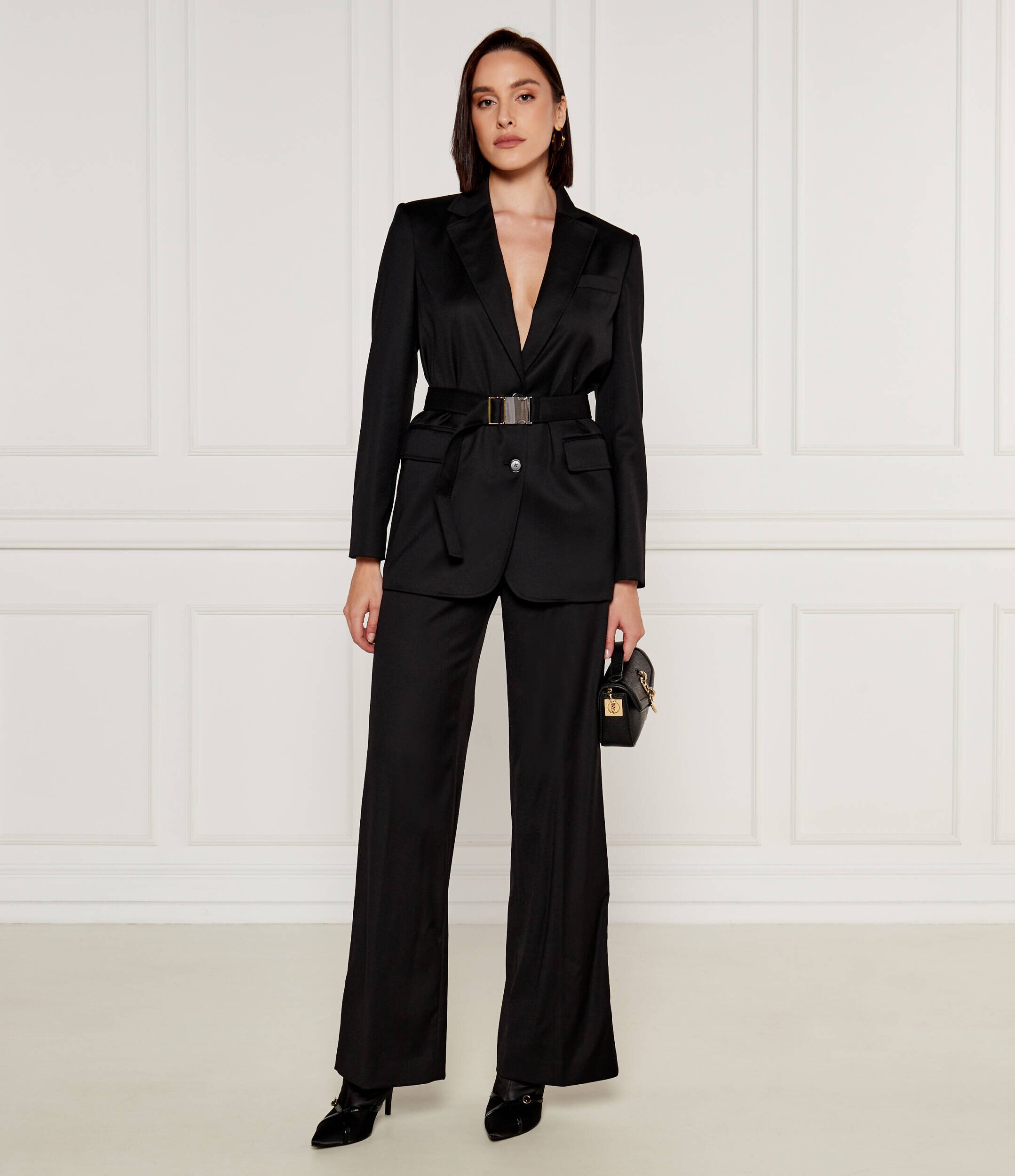 Pinko De lână pantaloni PETRARCA | flare fit