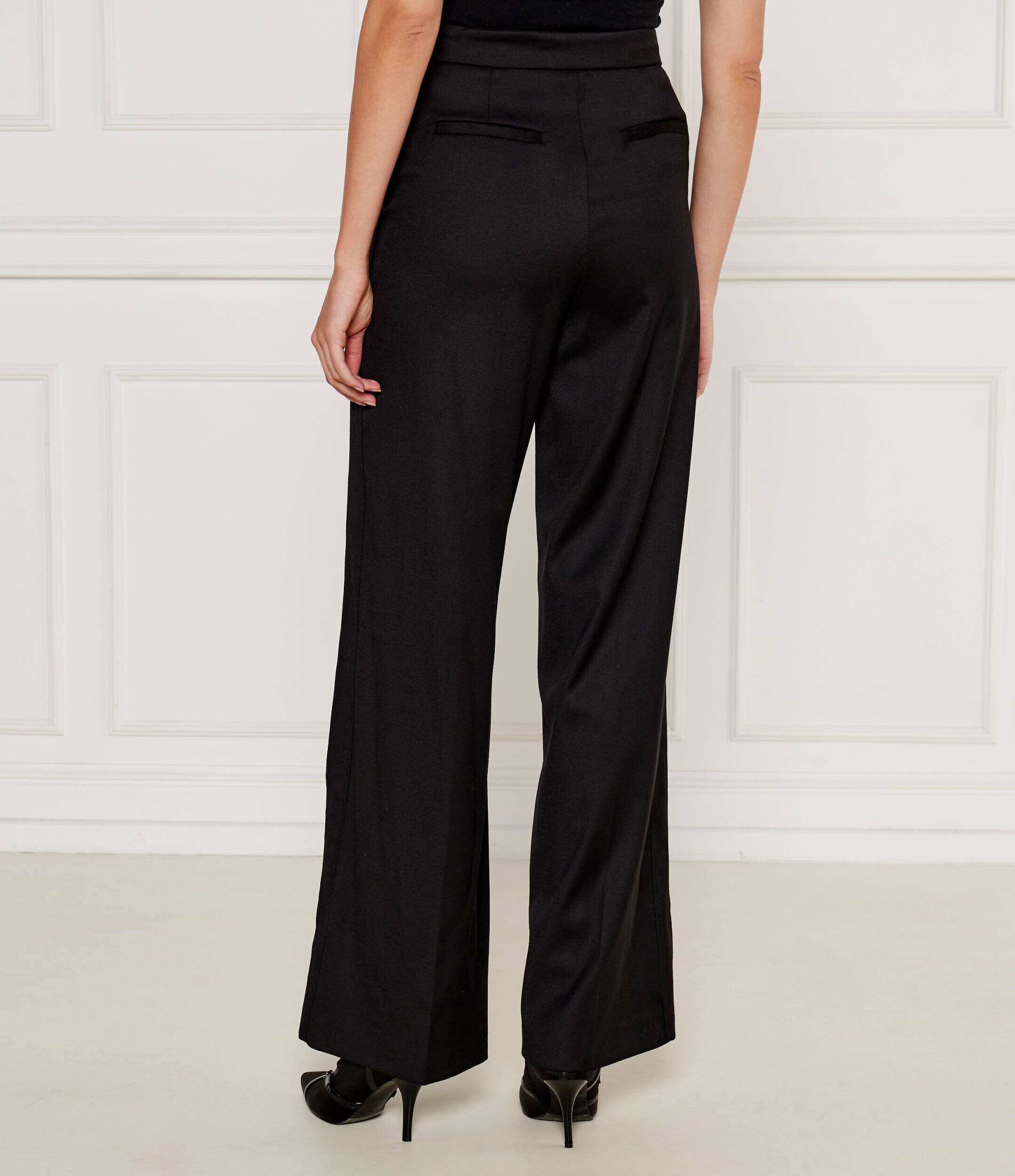 Pinko De lână pantaloni PETRARCA | flare fit