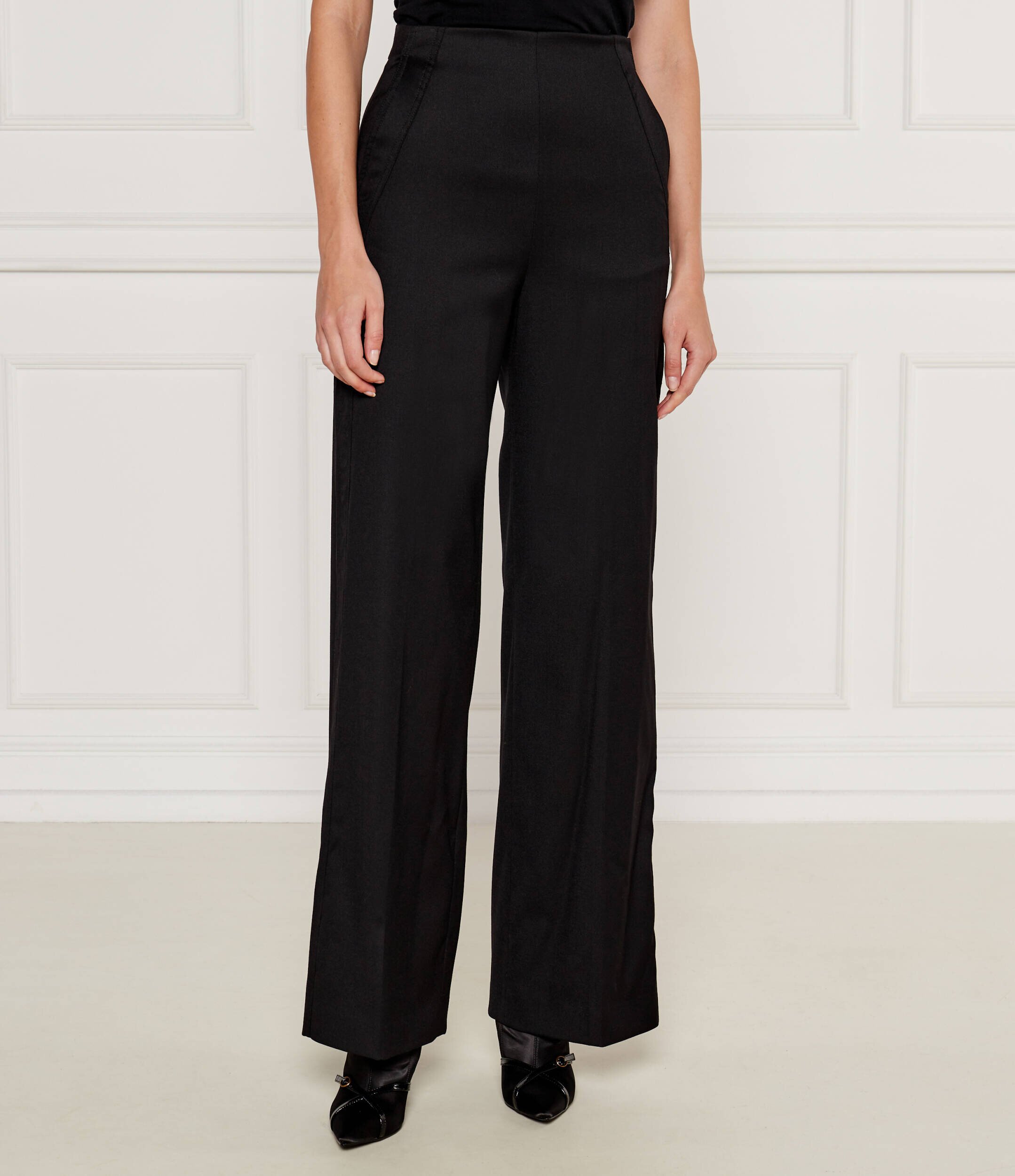 Pinko De lână pantaloni PETRARCA | flare fit