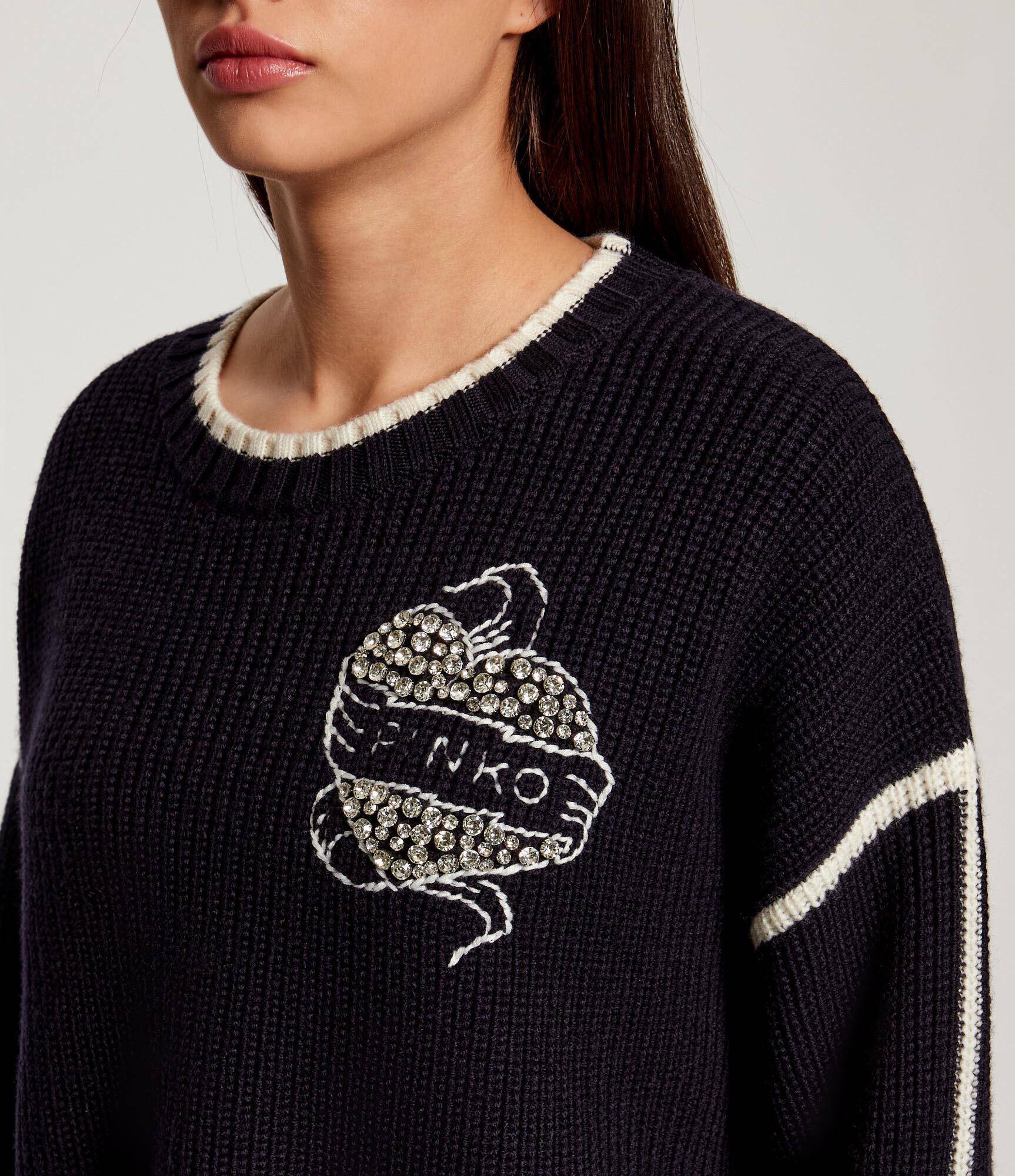 Pinko De lână pulover ALICUDI | Loose fit