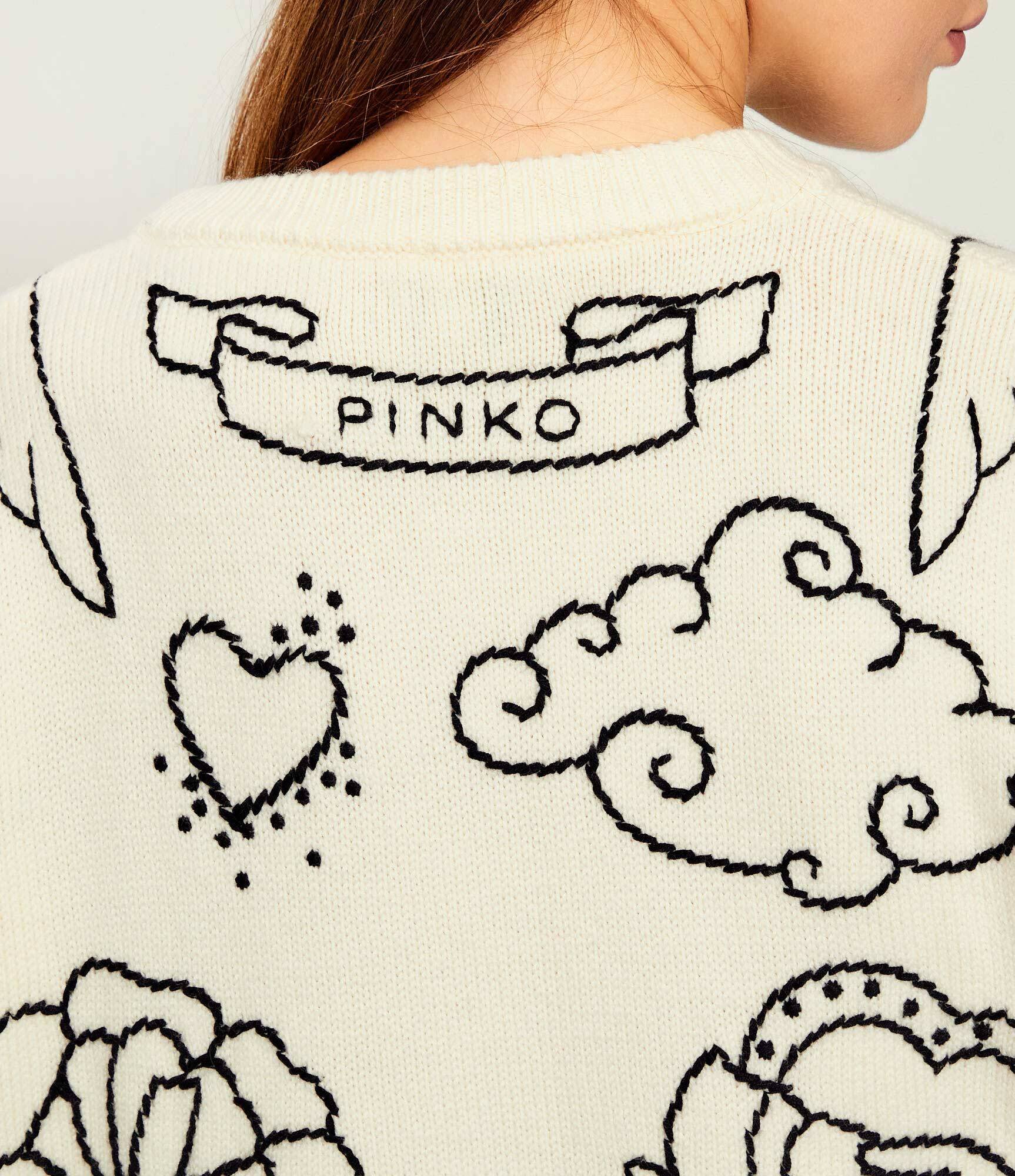 Pinko De lână pulover Andros | Loose fit