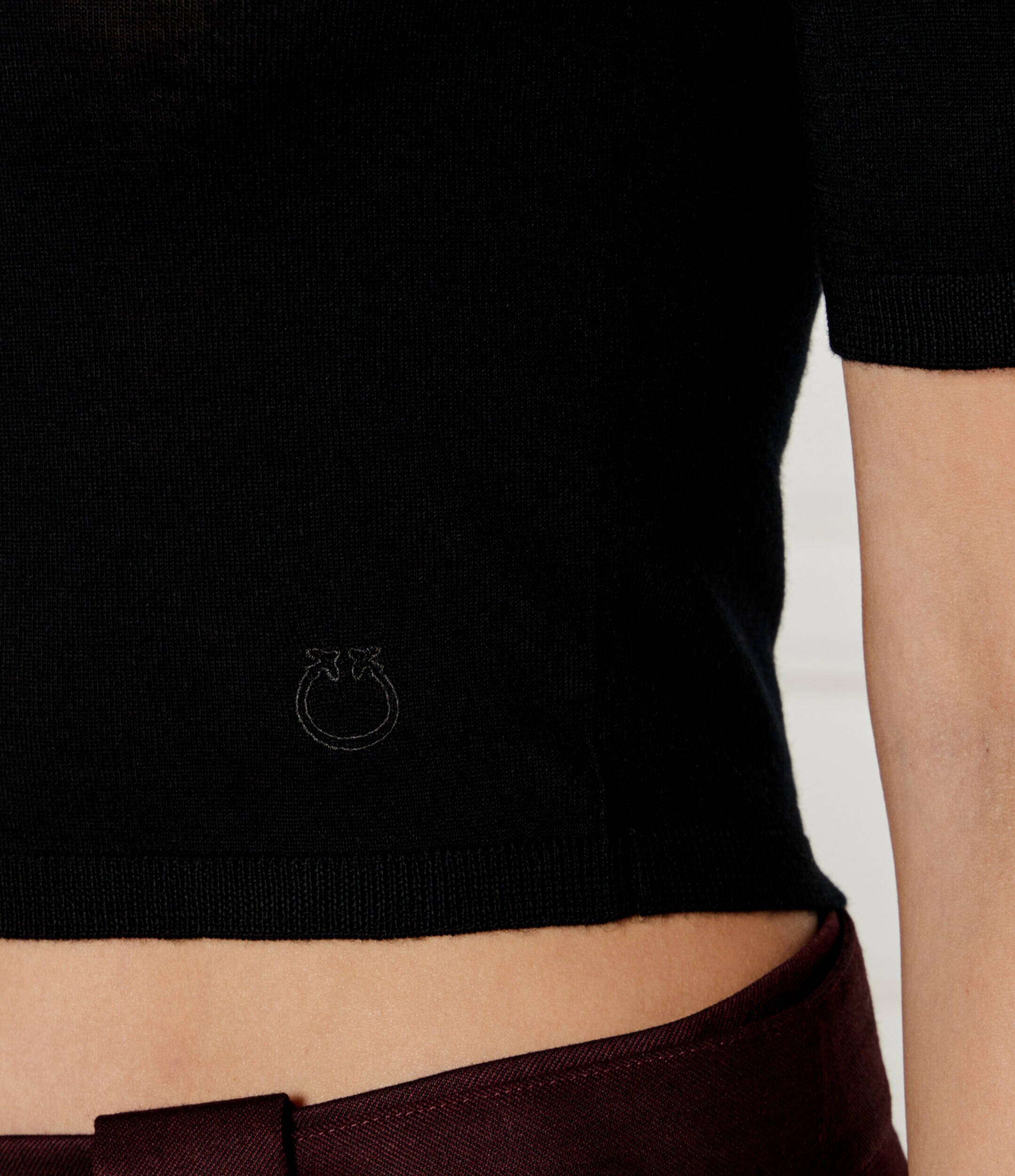 Pinko De lână pulover | Cropped Fit