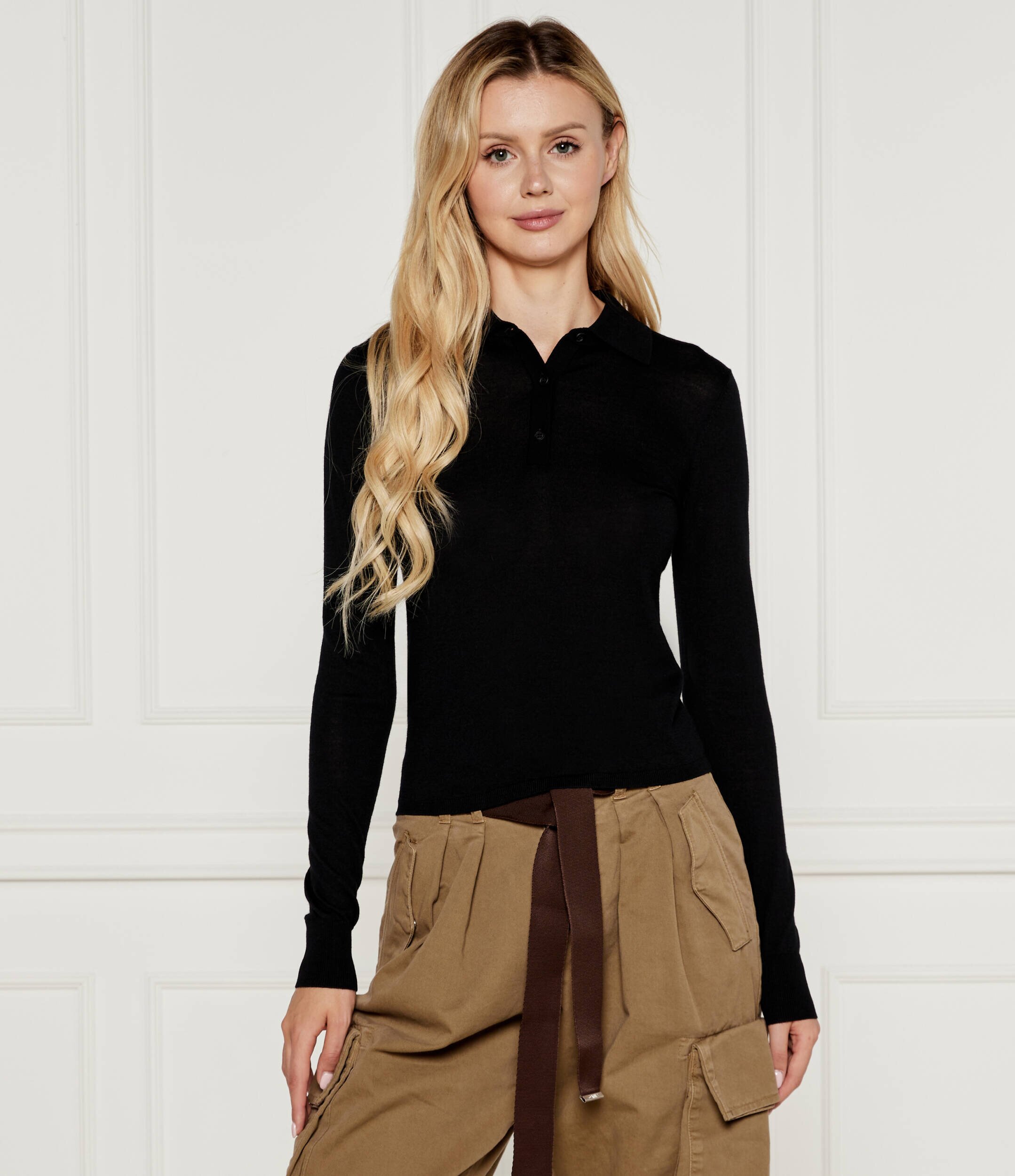 Pinko De lână pulover Liquoroso | Slim Fit