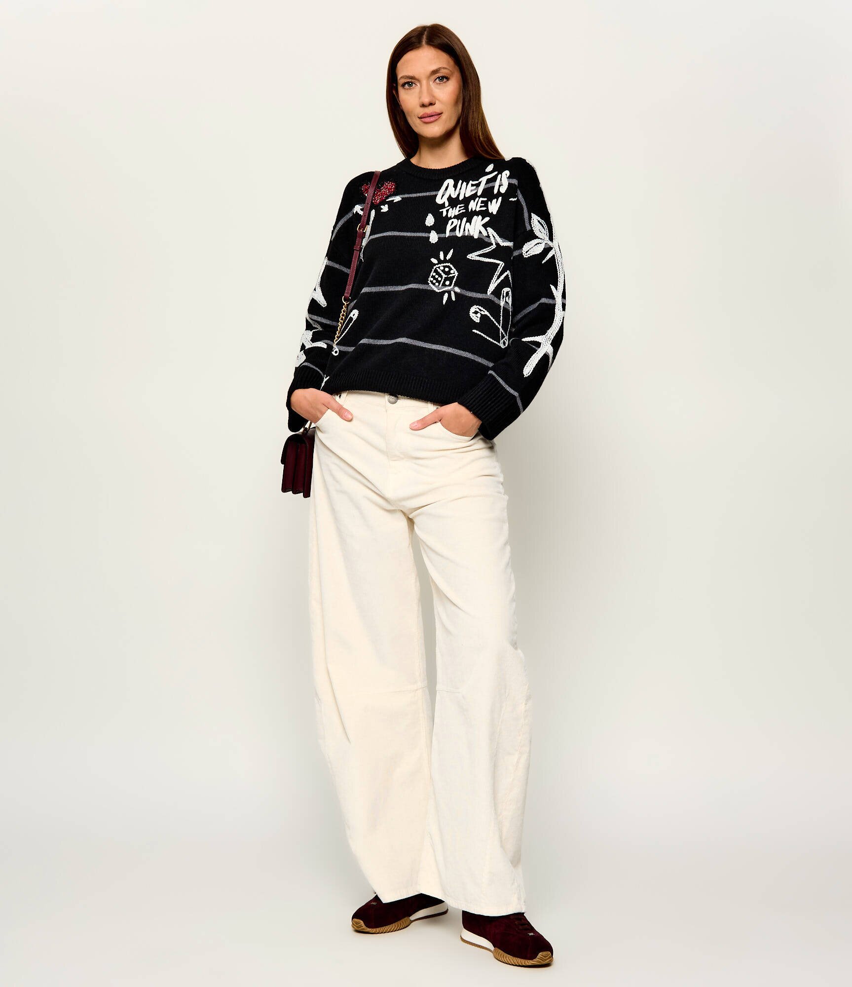 Pinko De lână pulover Nuova Andros | Loose fit