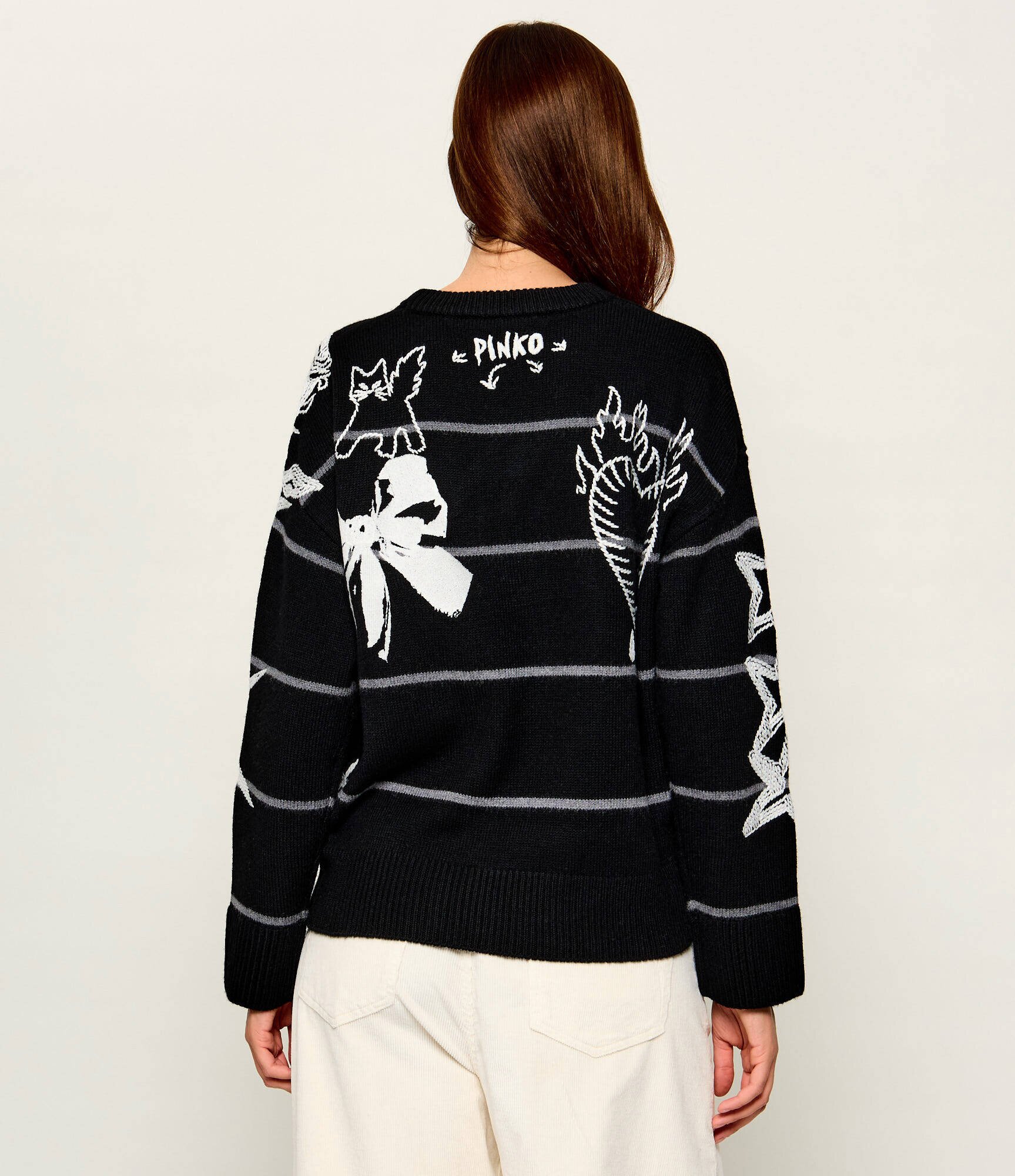Pinko De lână pulover Nuova Andros | Loose fit