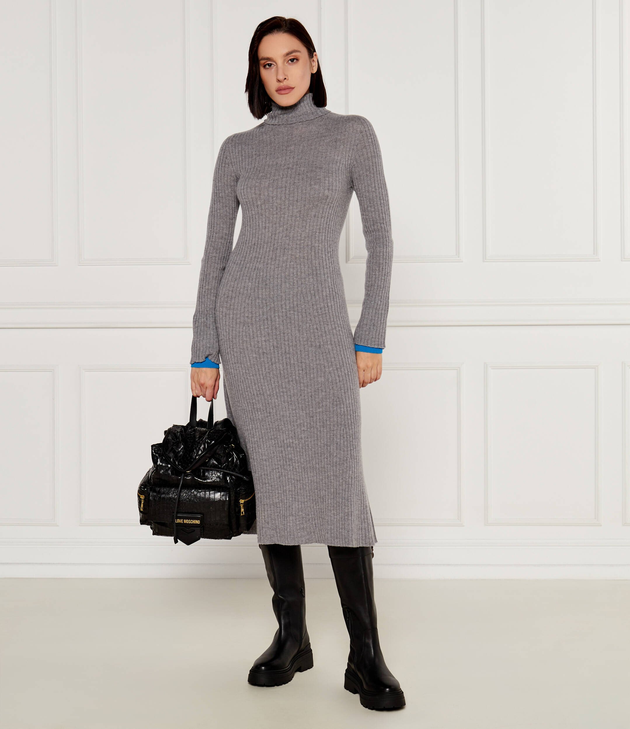 Pinko De lână rochie Highlander cu adaos de cașmir