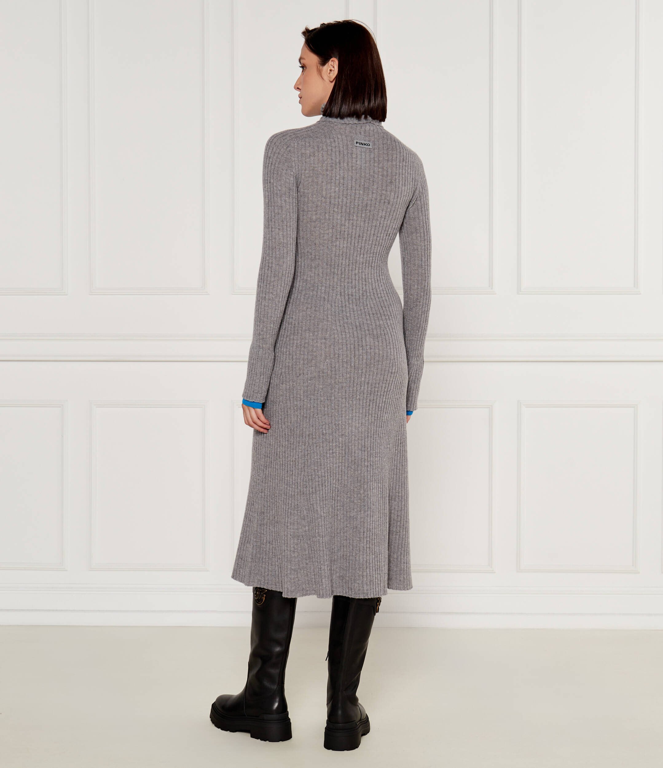 Pinko De lână rochie Highlander cu adaos de cașmir