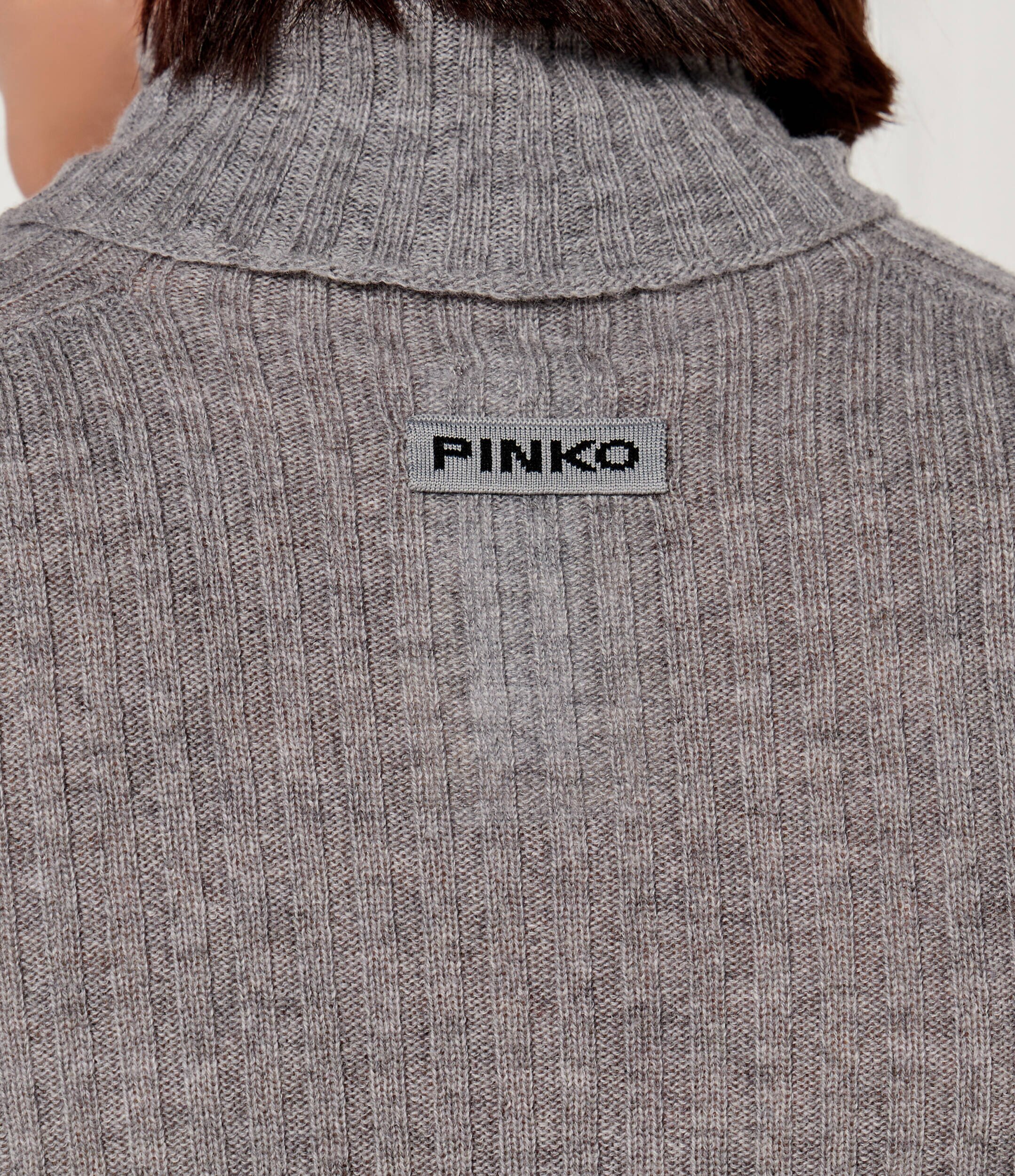 Pinko De lână rochie Highlander cu adaos de cașmir