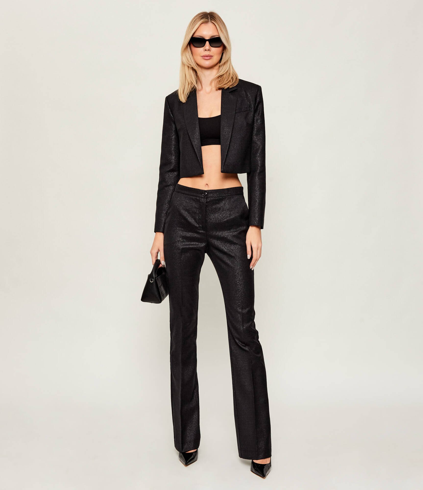 Pinko De lână sacou Eliana Spencer | Cropped Fit
