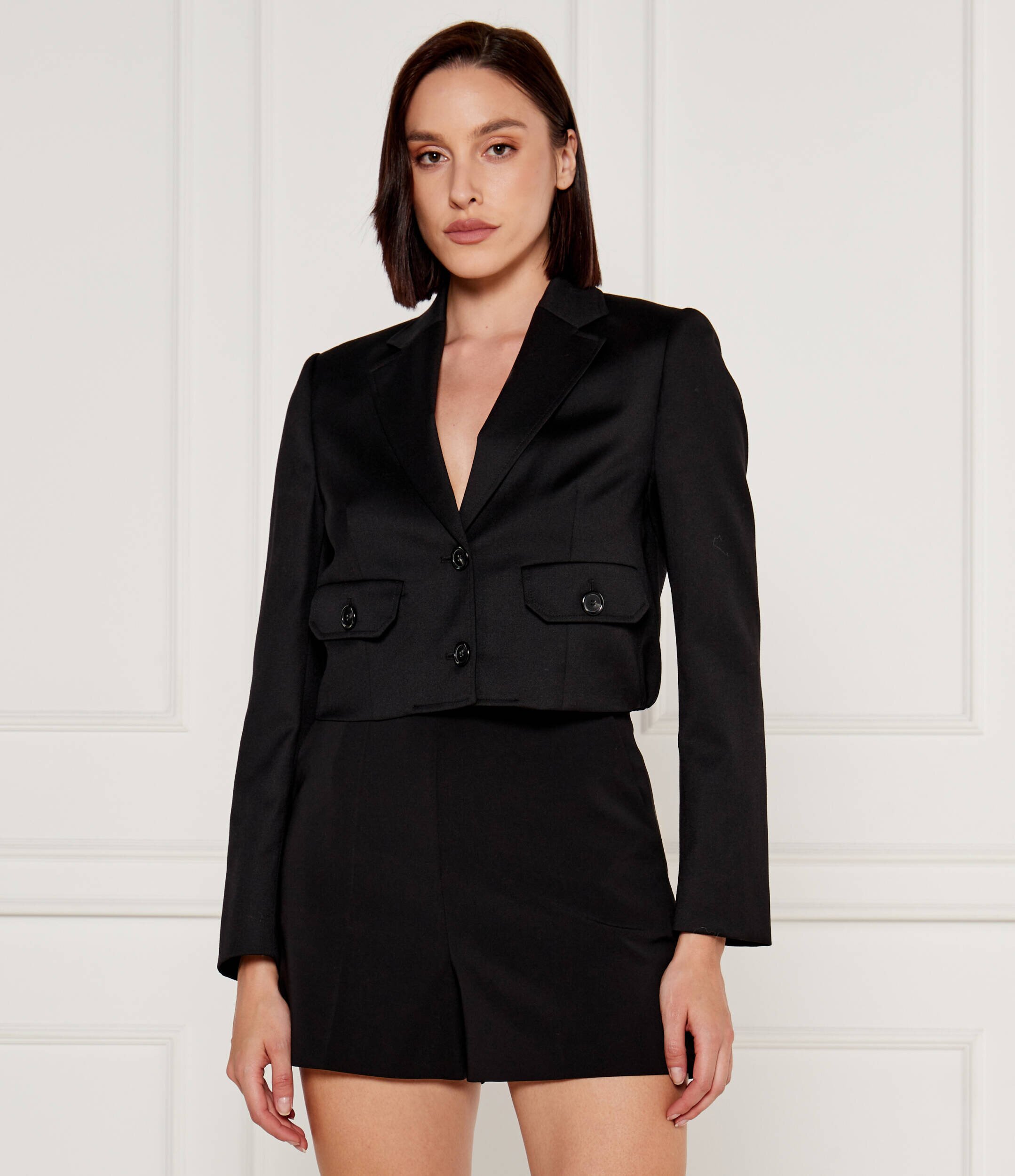 Pinko De lână sacou Vivona | Cropped Fit