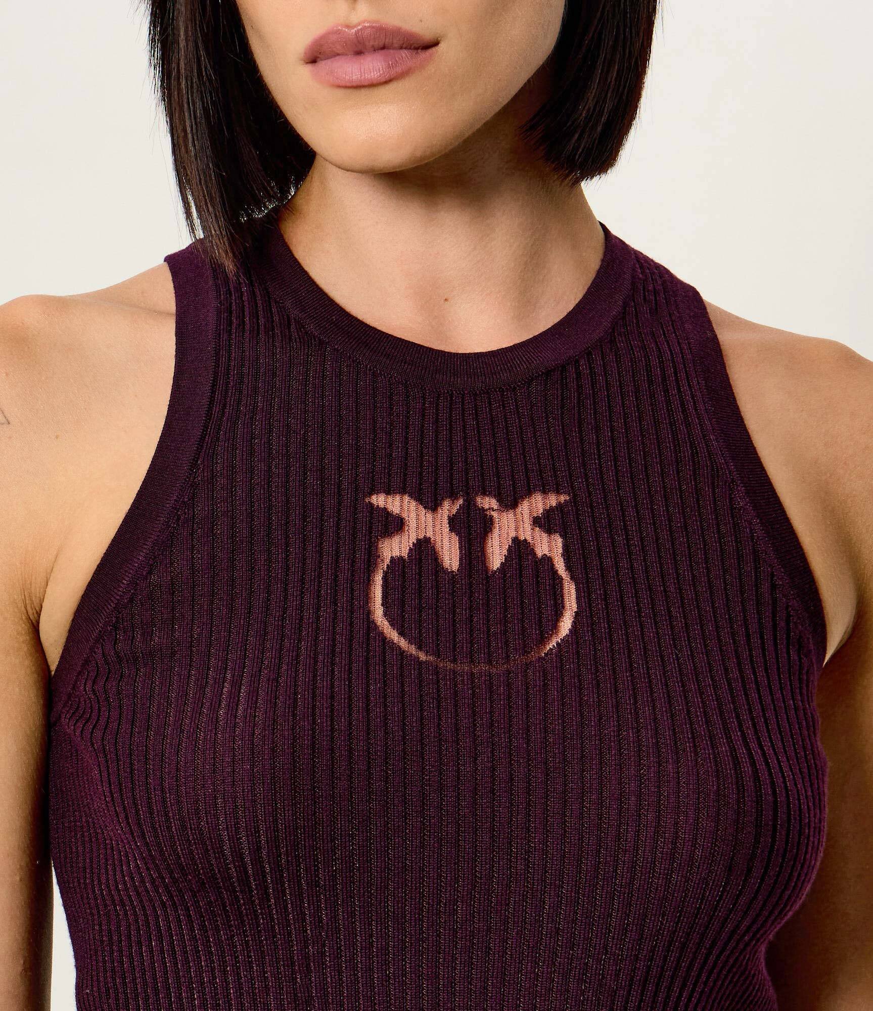 Pinko De lână top Newcastle | Slim Fit