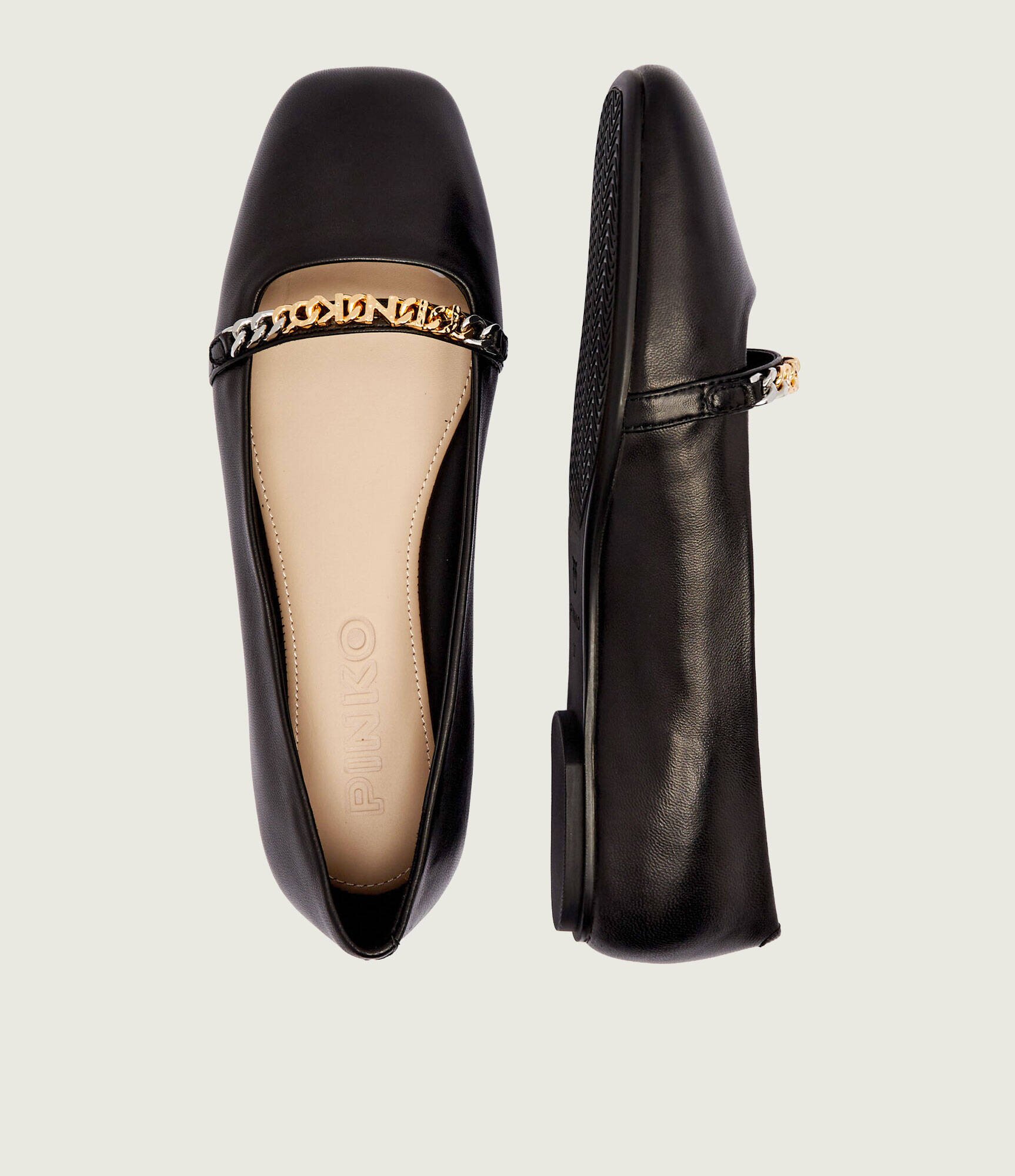 Pinko De piele balerini Max 05