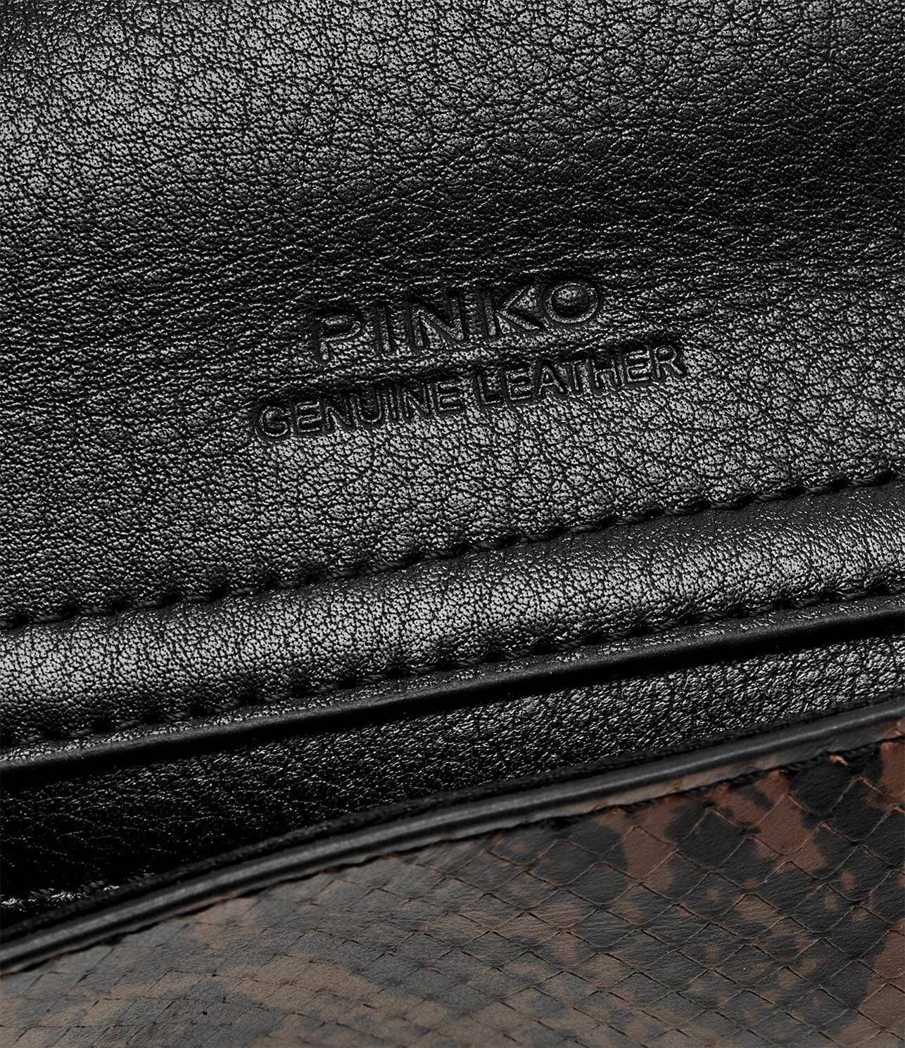 Pinko De piele borsetă Marsupio New Biker Python
