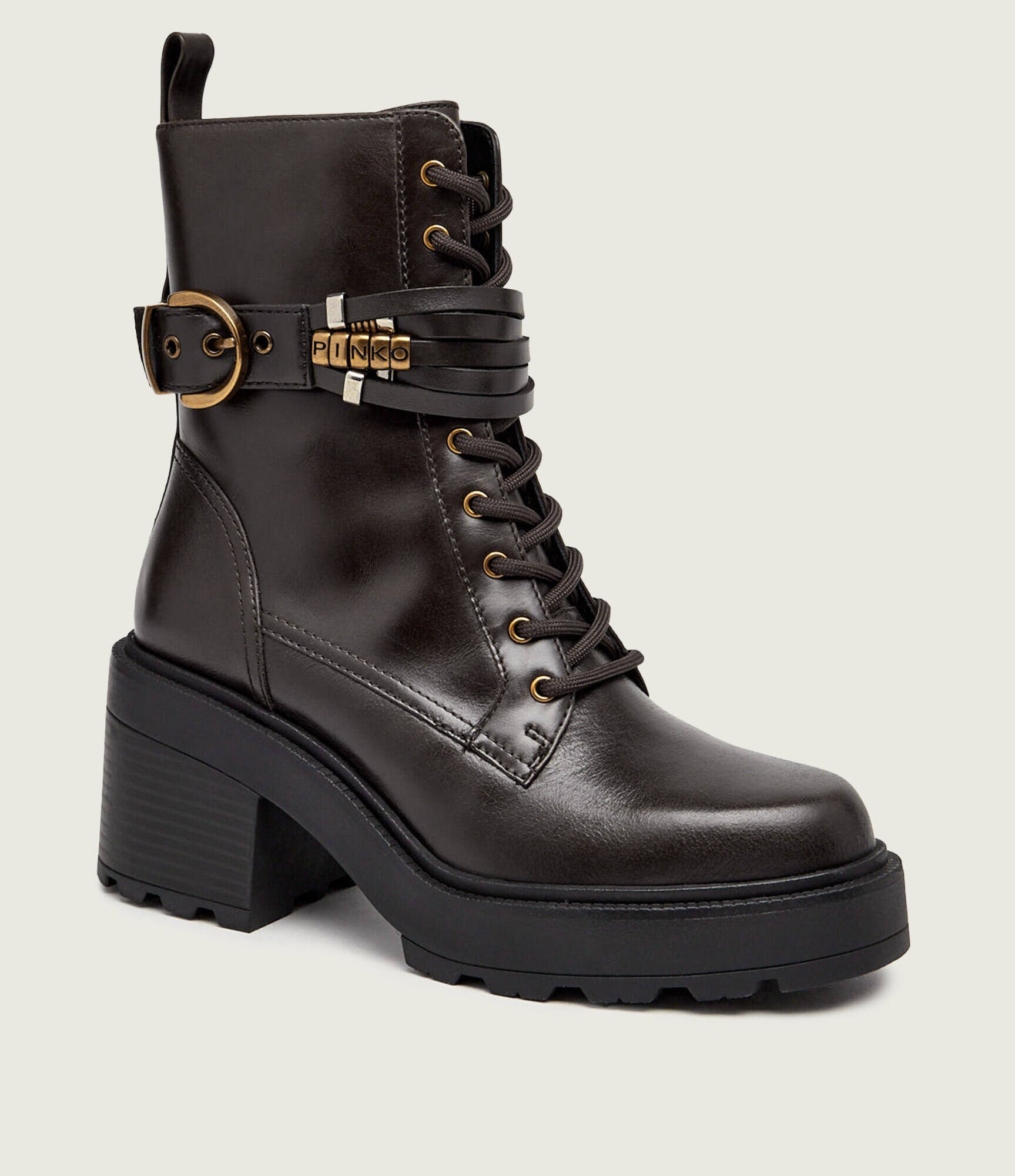 Pinko De piele botine cu toc Altea 01