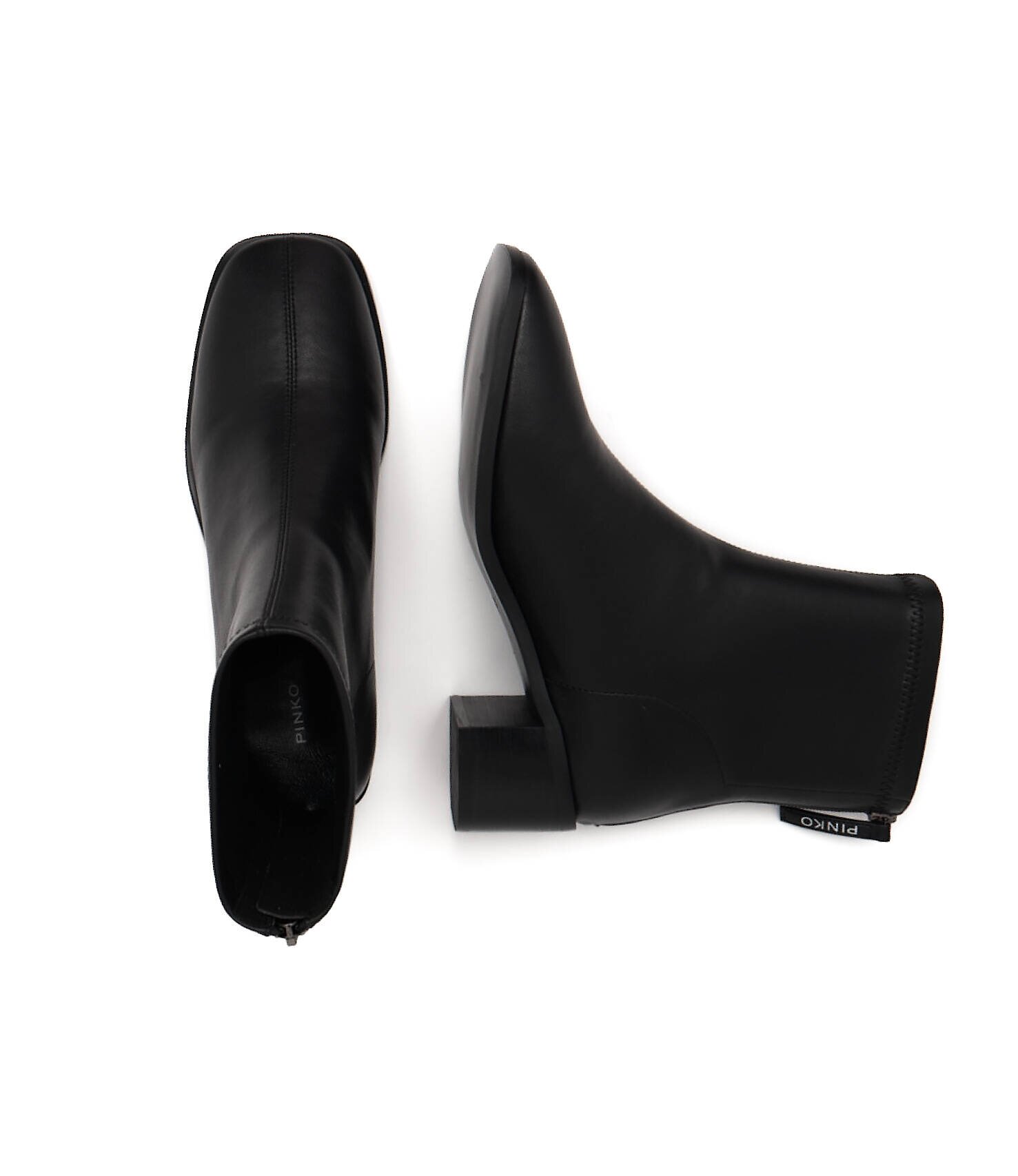 Pinko De piele botine cu toc Egizia