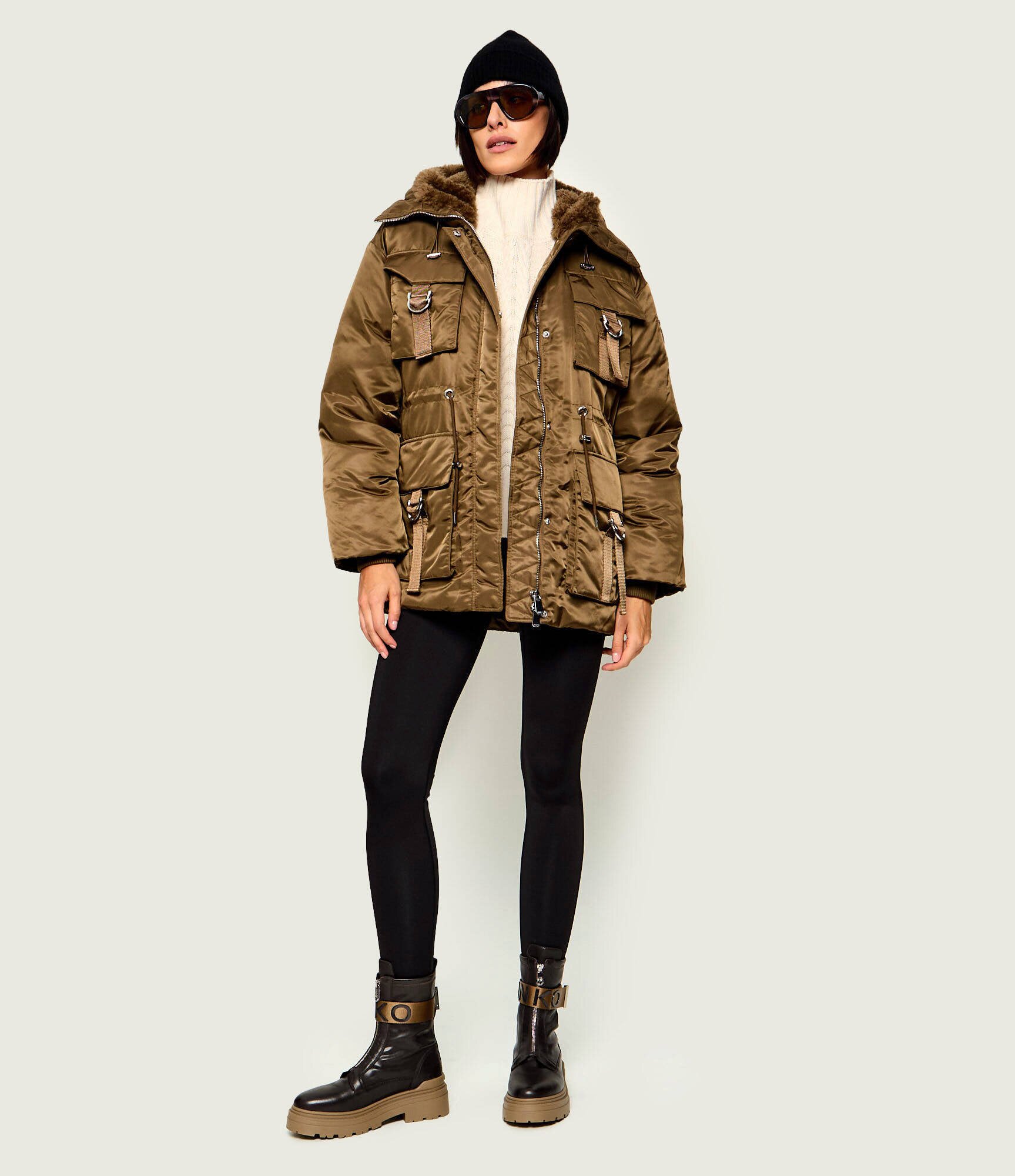 Pinko De piele botine Mia 13