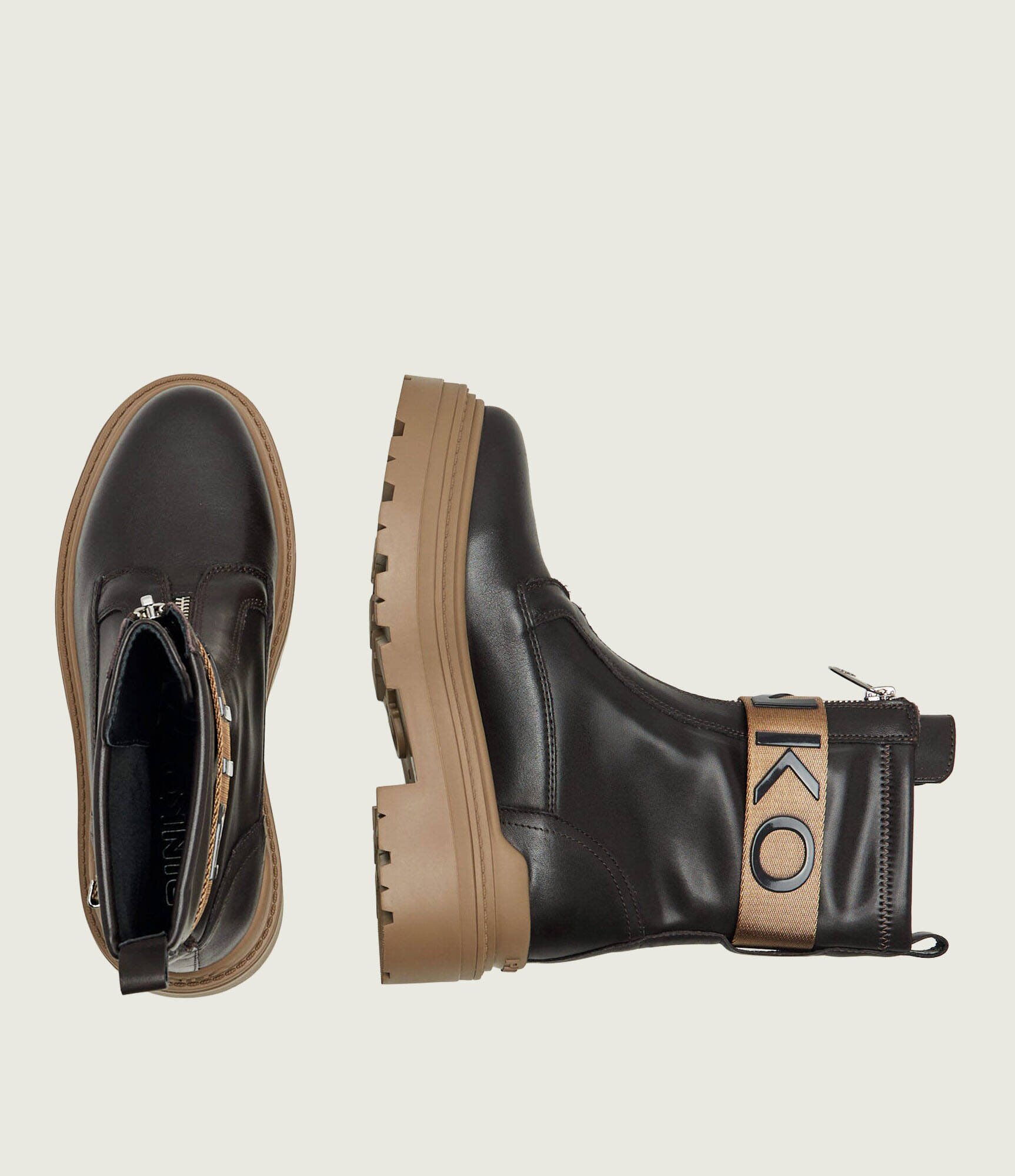 Pinko De piele botine Mia 13