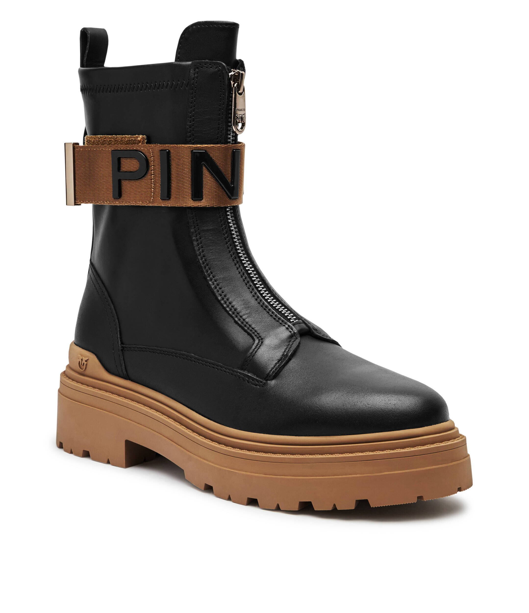 Pinko De piele botine MIA 13